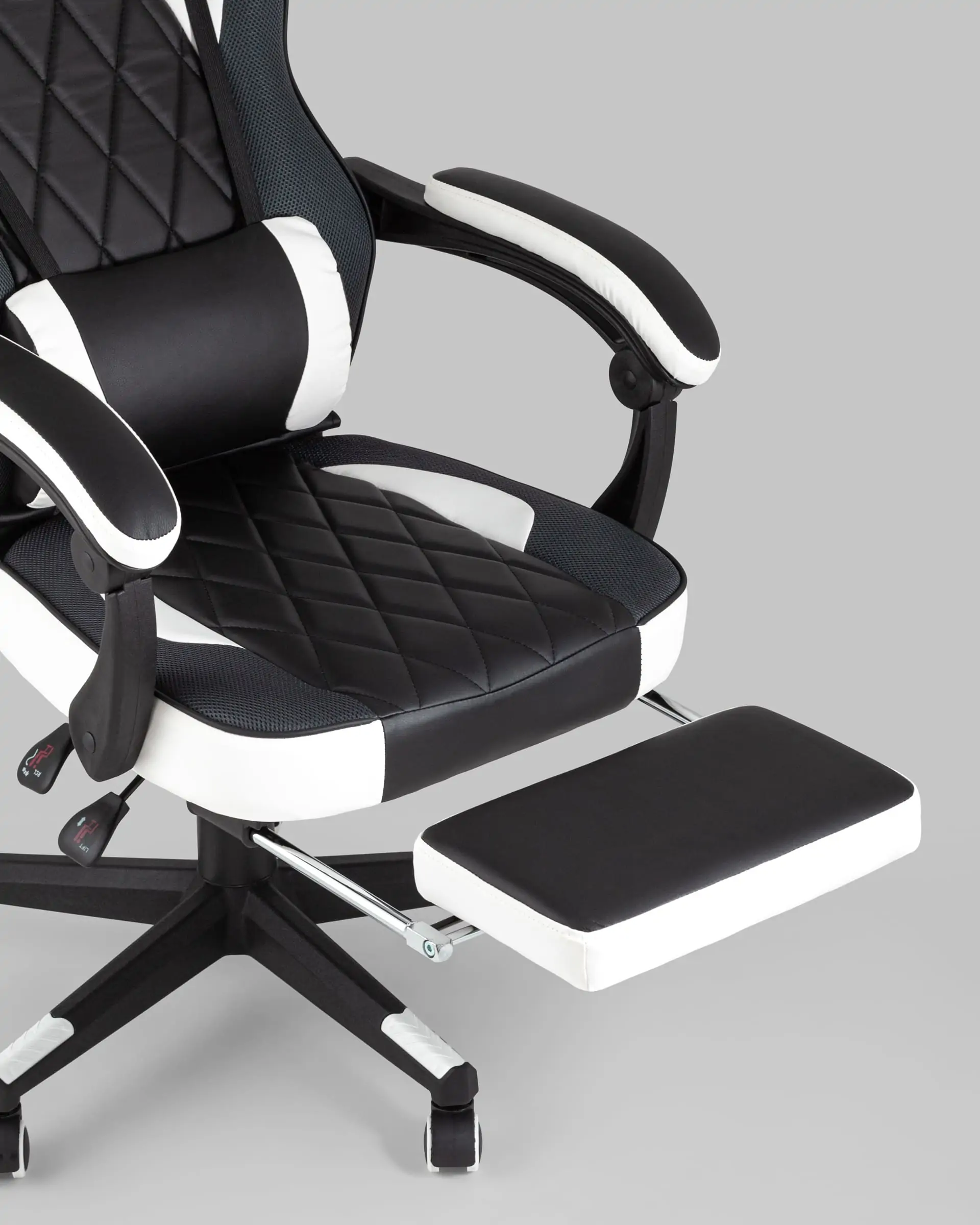 Кресло игровое TopChairs Virage черно-белое – купить за 16890 ₽. | Стул Груп