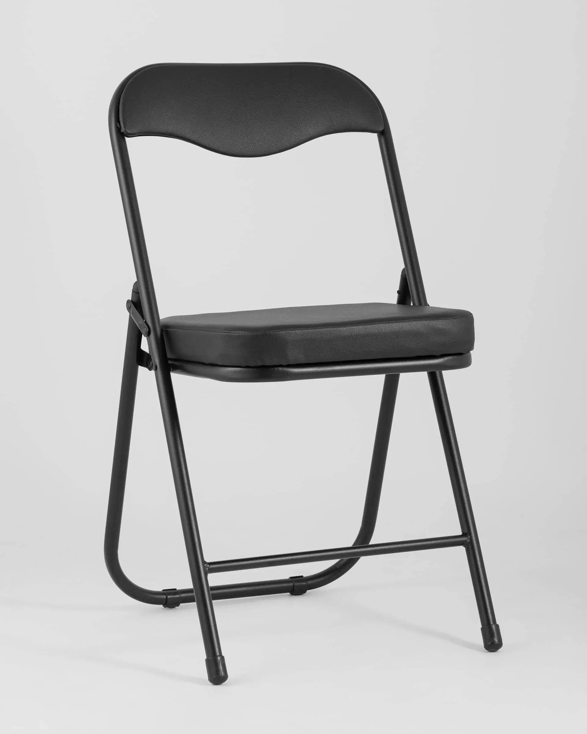 стул складной jack black кожзам черный каркас черный