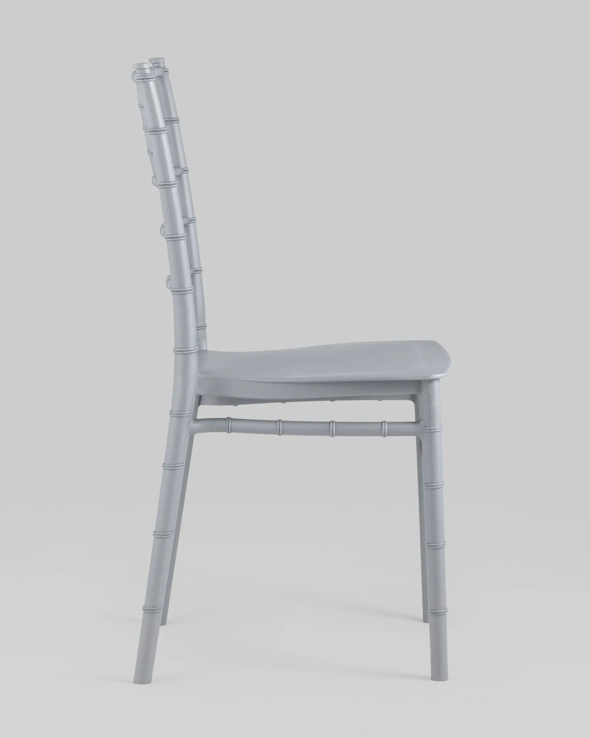 Стул Chiavari (Кьявари) пластик серебряный