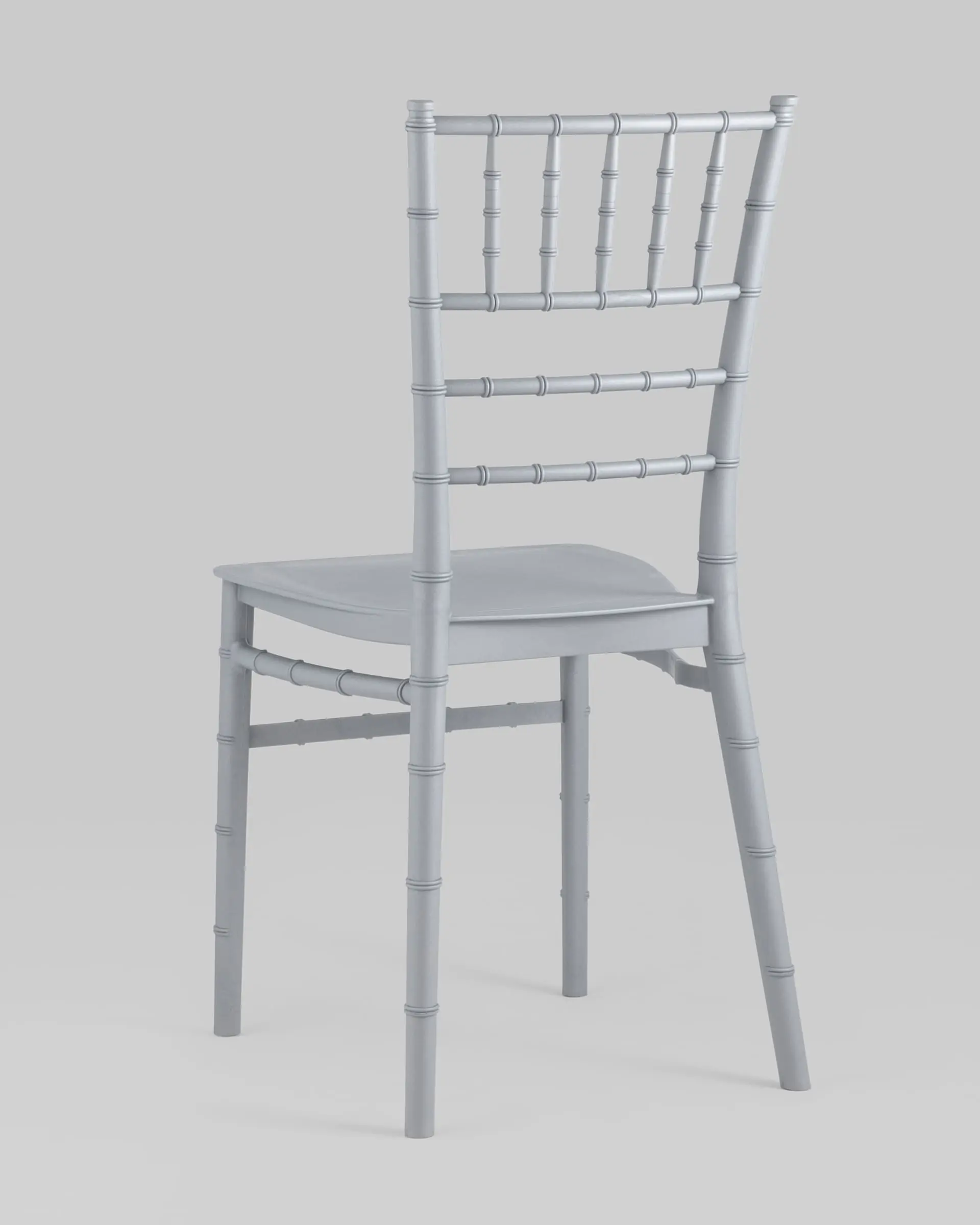 Стул Chiavari (Кьявари) пластик серебряный