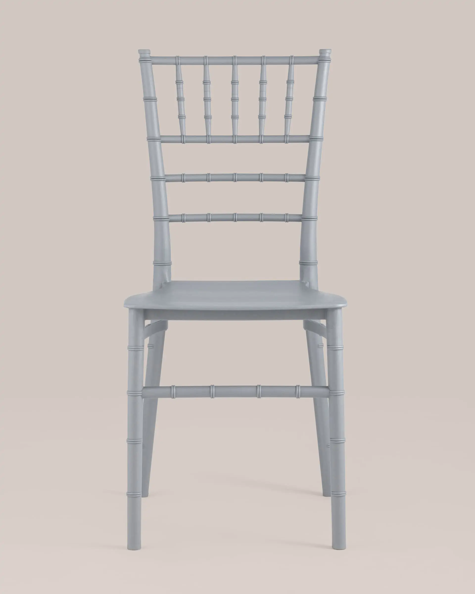 Стул Chiavari (Кьявари) пластик серебряный