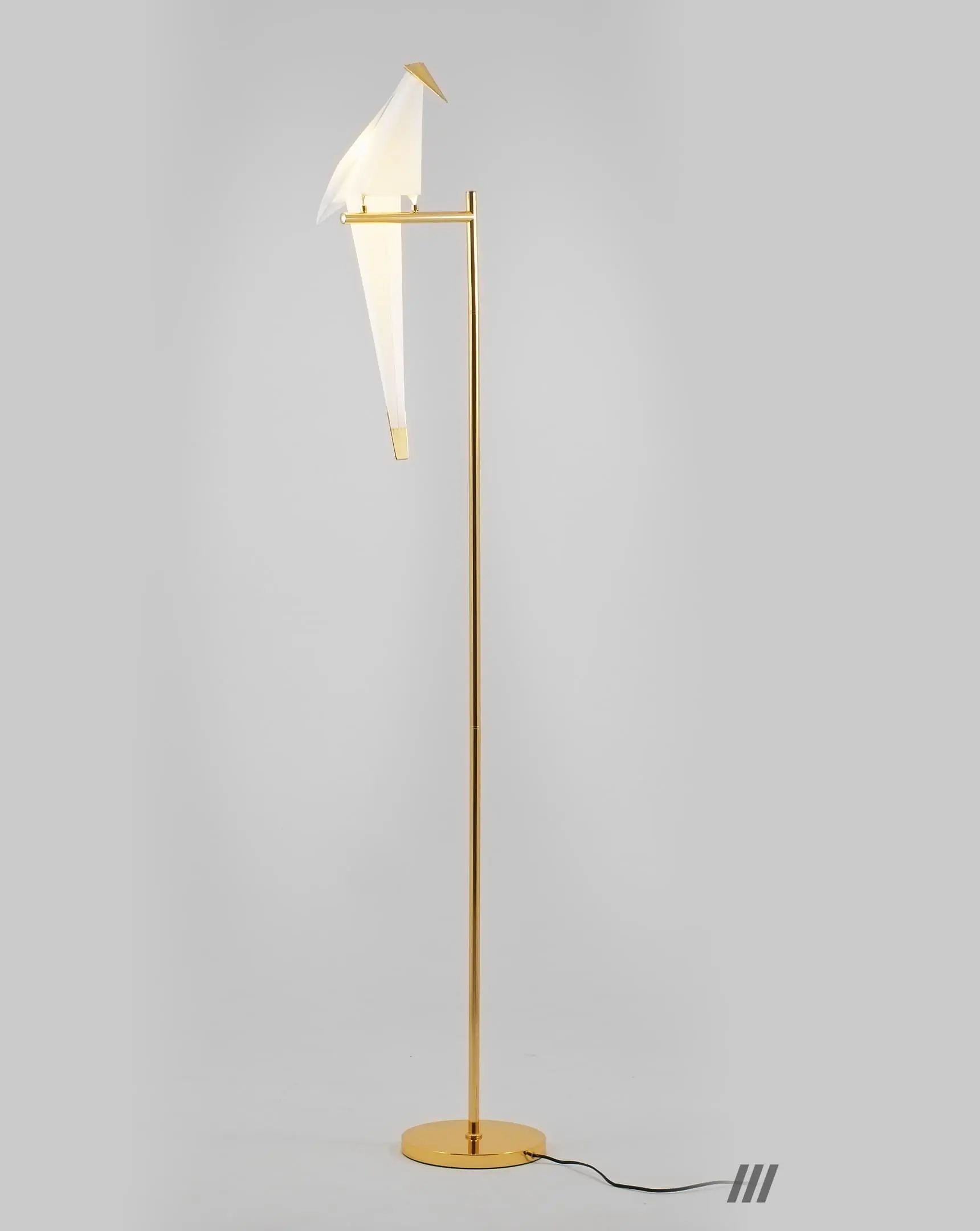 Светодиодный торшер с птичкой Moderli V3074-1FL origami Birds 1*LED*6W