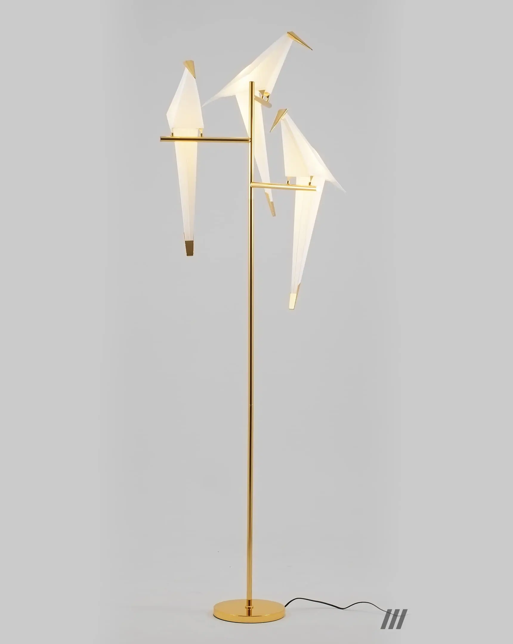 Светодиодный торшер Moderli V3075-3FL origami Birds 3*LED*6W с птицами