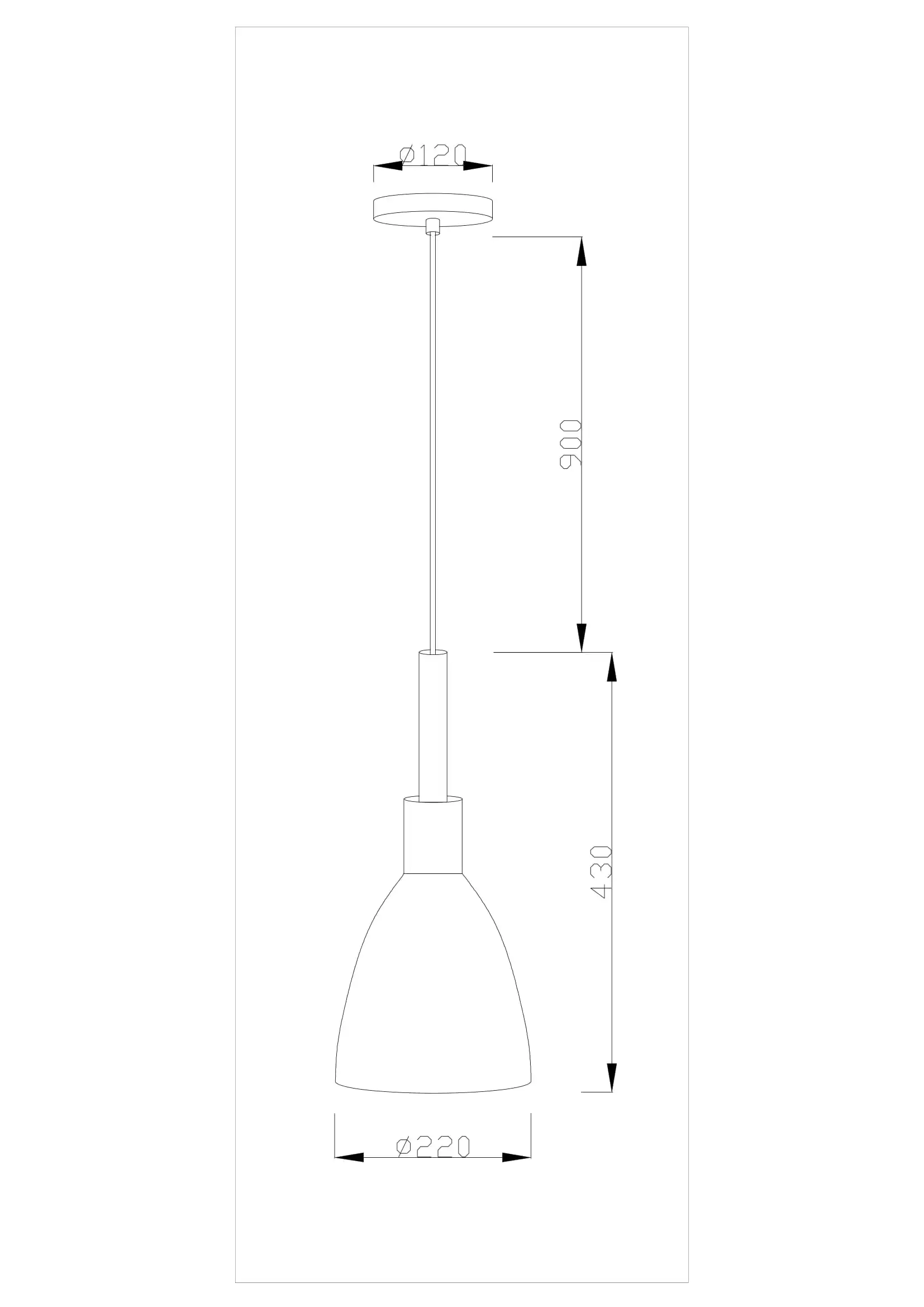 Подвесной светильник Moderli V1280-1P Toni