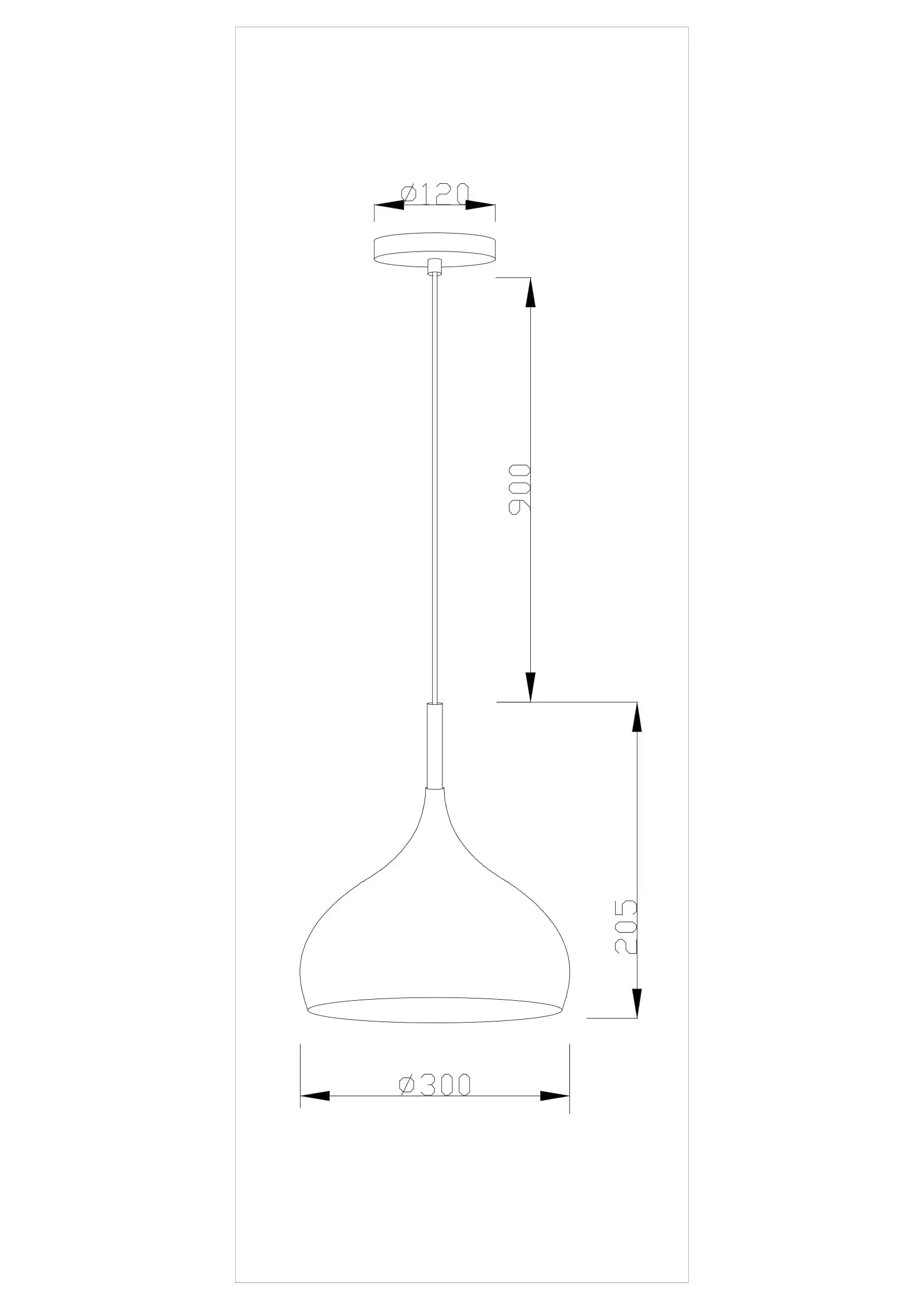 Подвесной светильник Moderli V1290-1P Eline