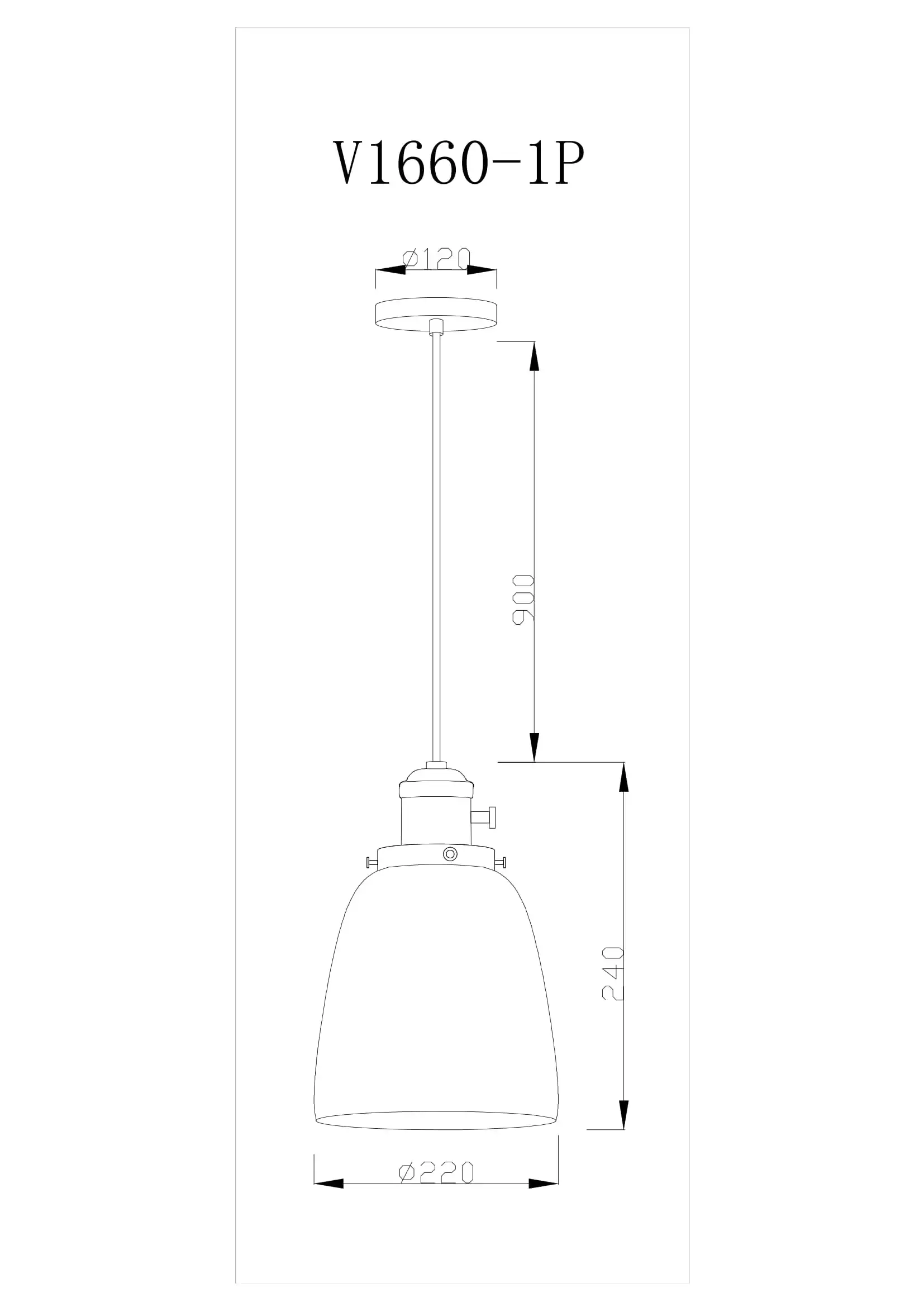 Подвесной светильник Moderli V1660-1P Suvo
