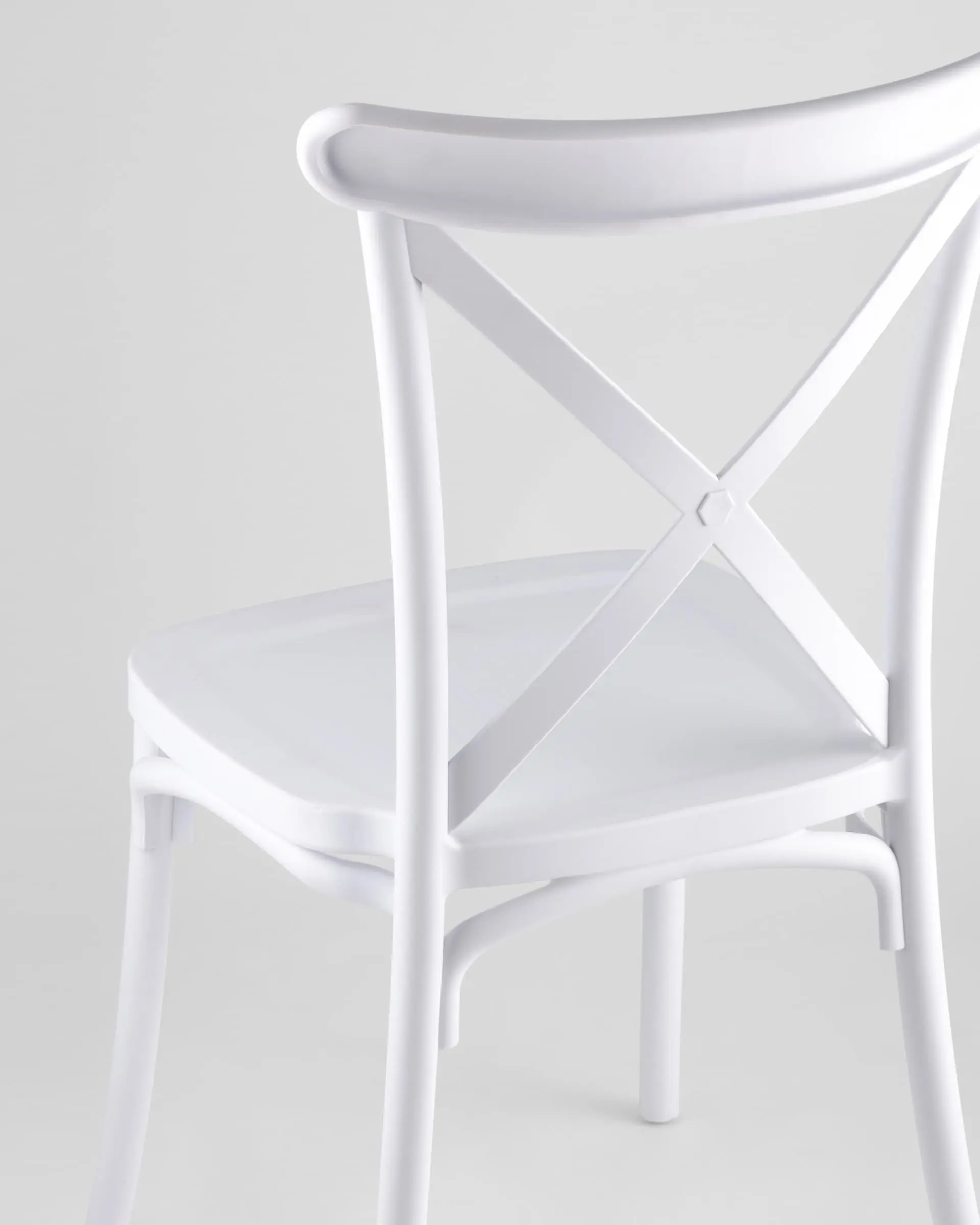 Стул Кроссо пластиковый белый