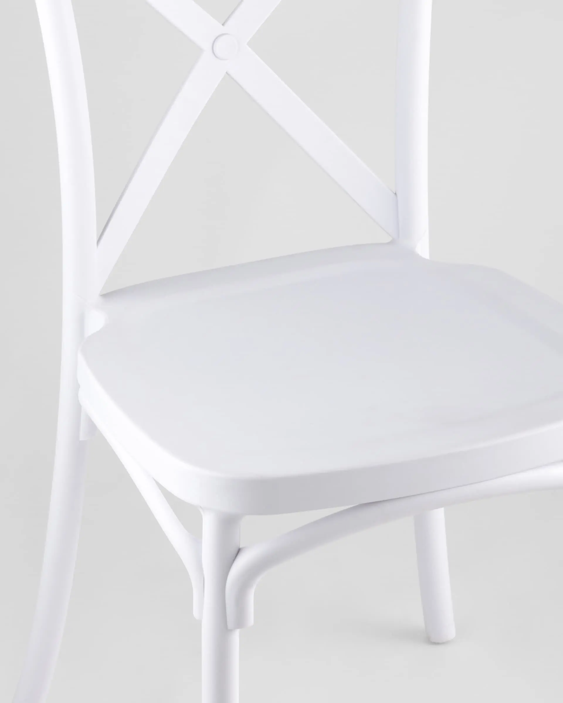 Стул Кроссо пластиковый белый