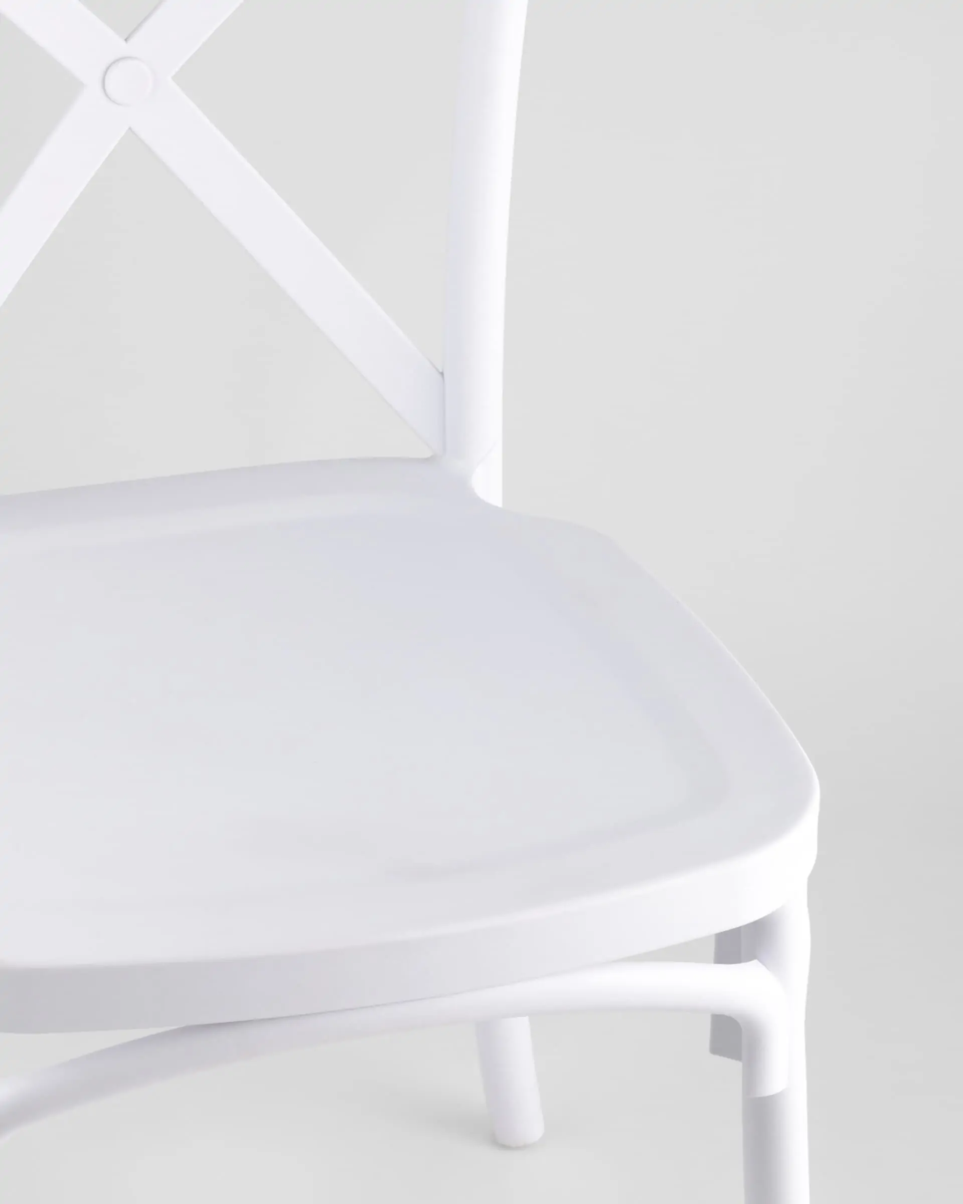 Стул Кроссо пластиковый белый