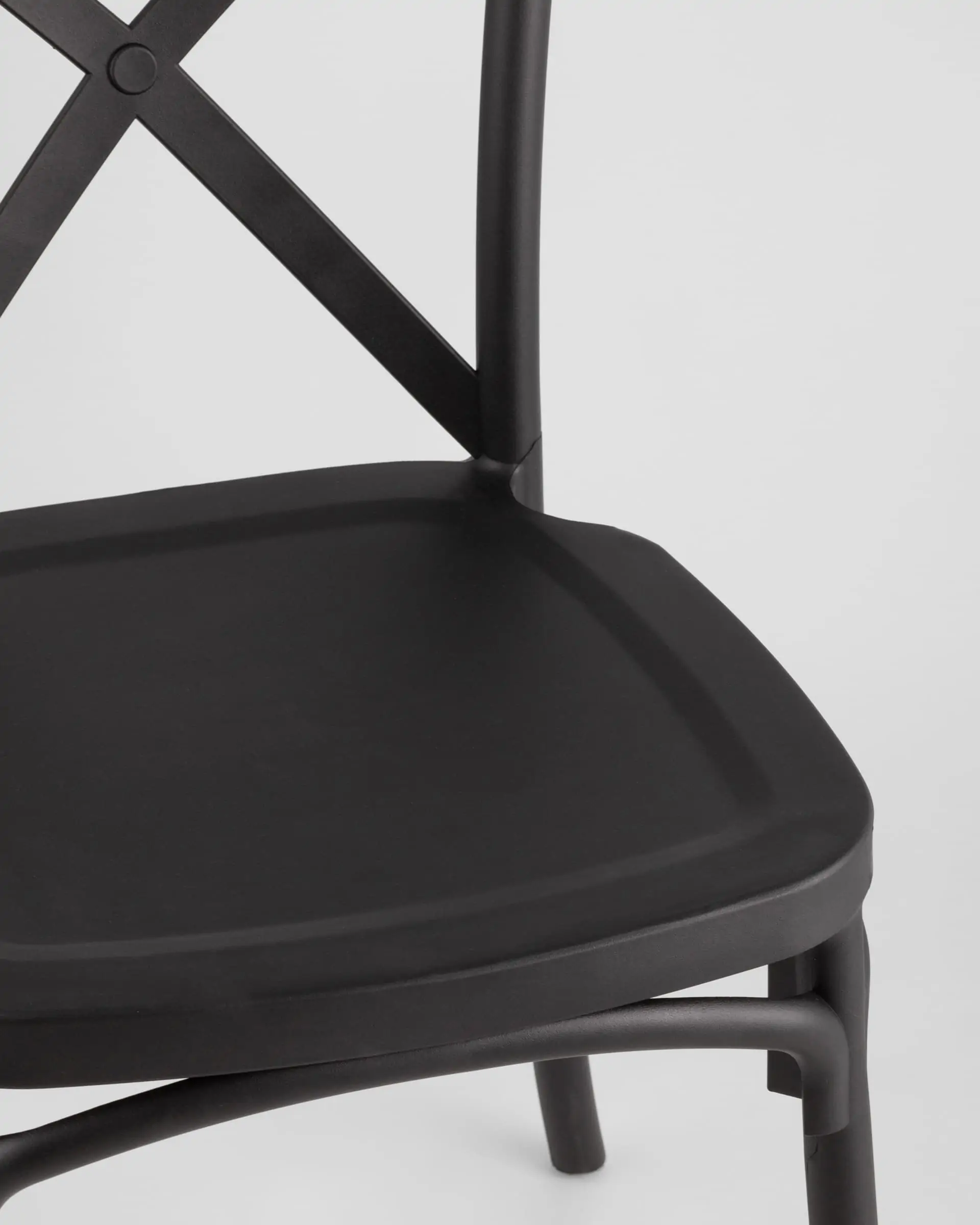 Стул Кроссо пластиковый черный
