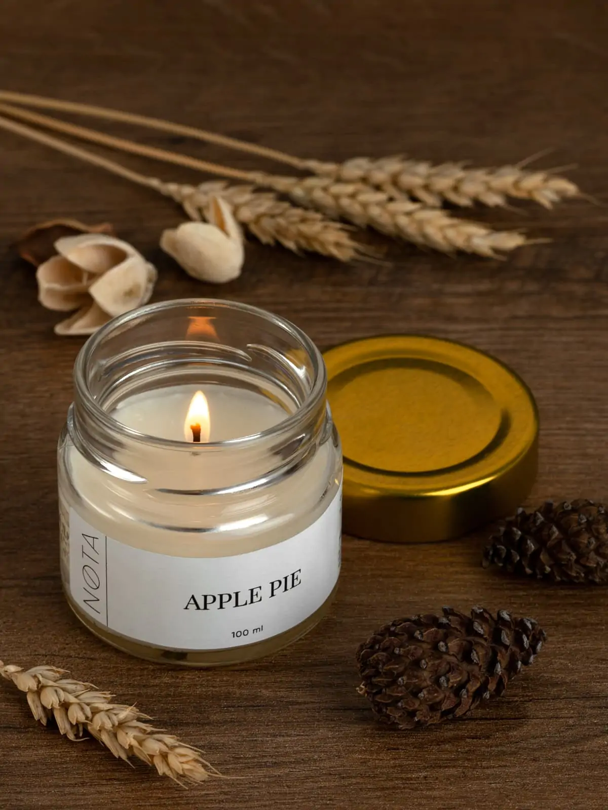Свеча ароматическая Nota Apple pie, 100 мл