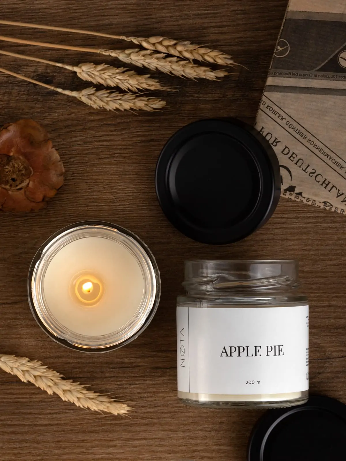 Свеча ароматическая Nota Apple pie, 200 мл