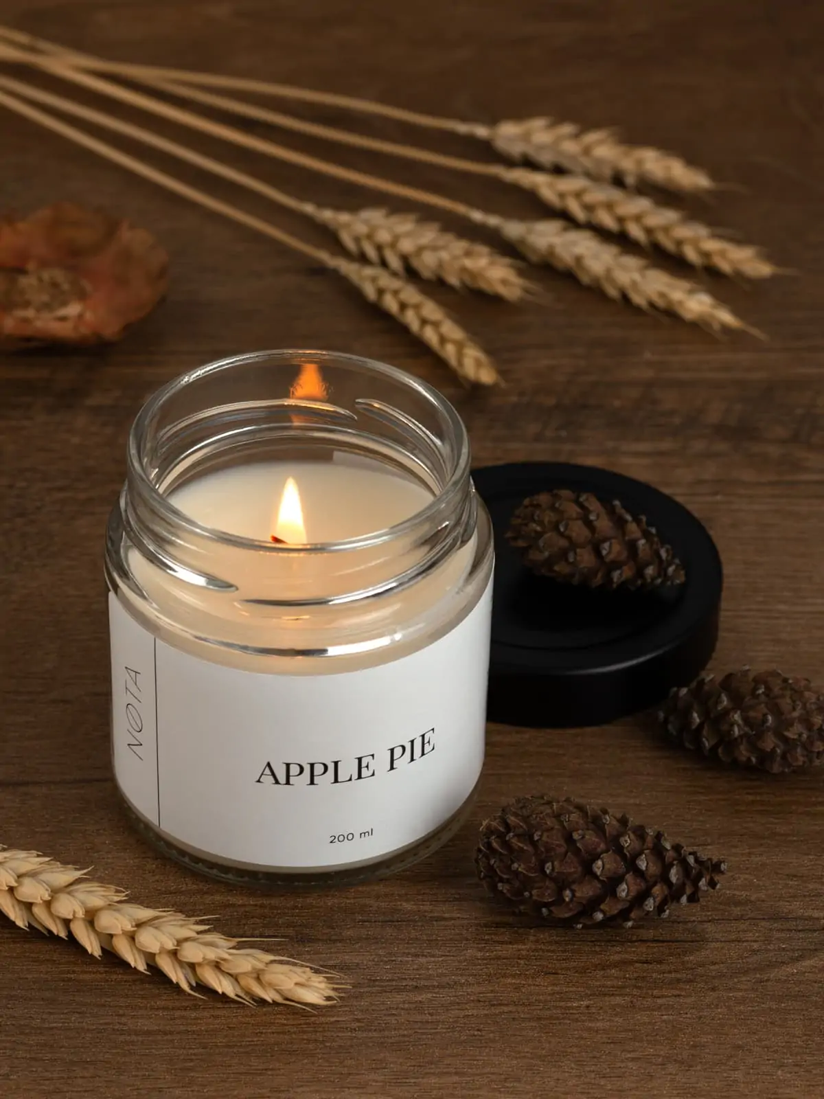 Свеча ароматическая Nota Apple pie, 200 мл