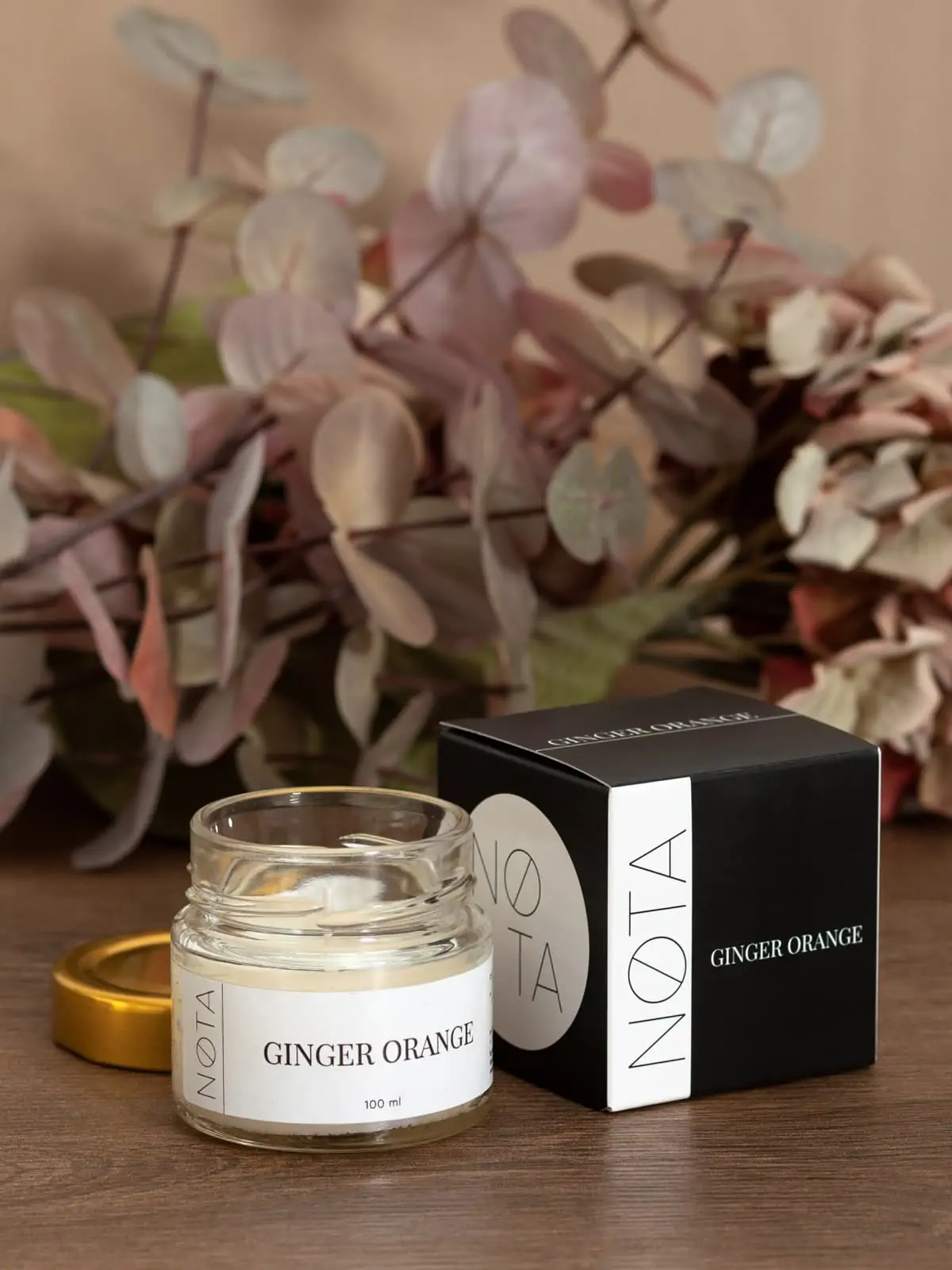 Свеча ароматическая Nota Ginger orange, 100 мл