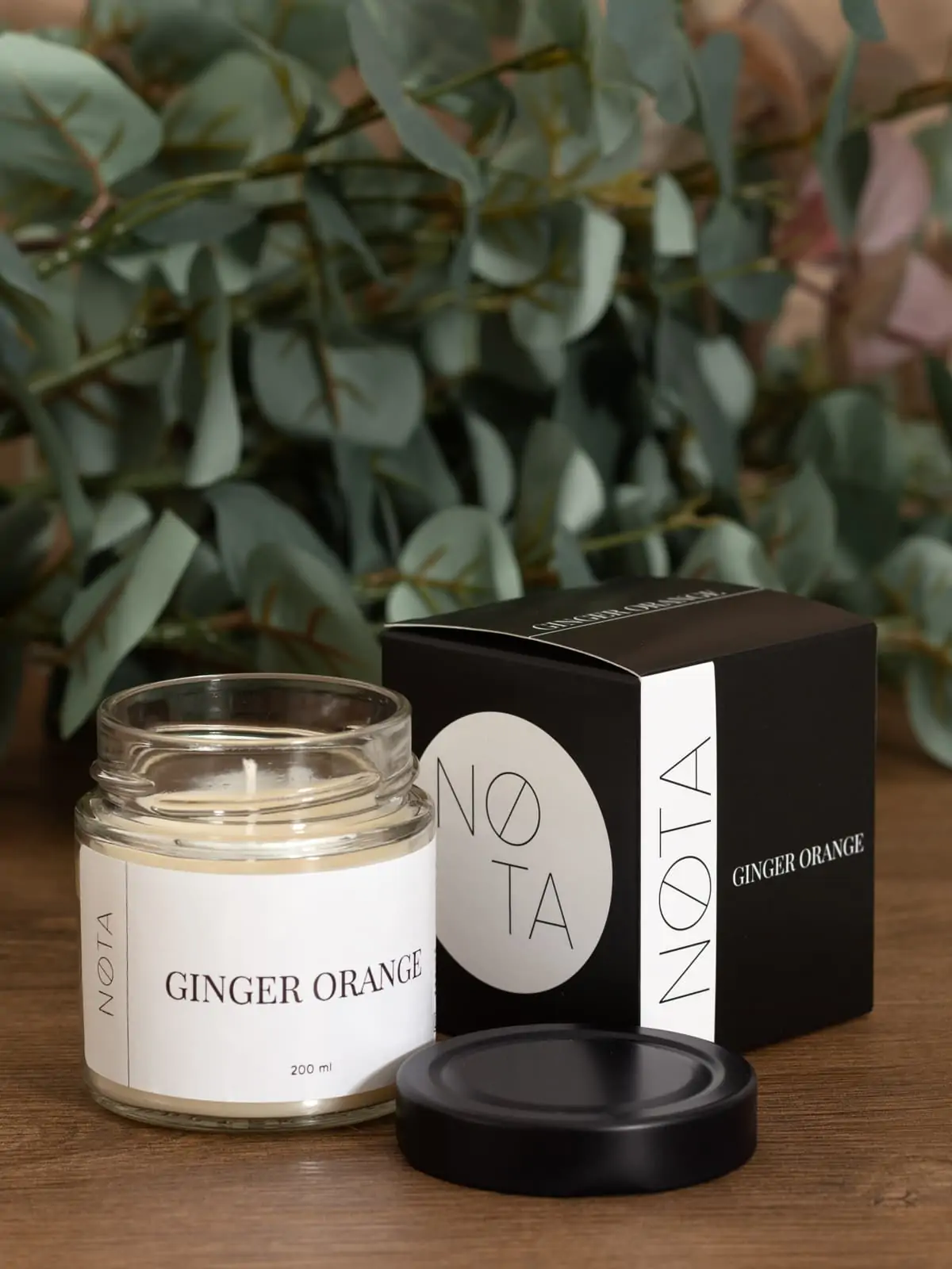 Свеча ароматическая Nota Ginger orange, 200 мл