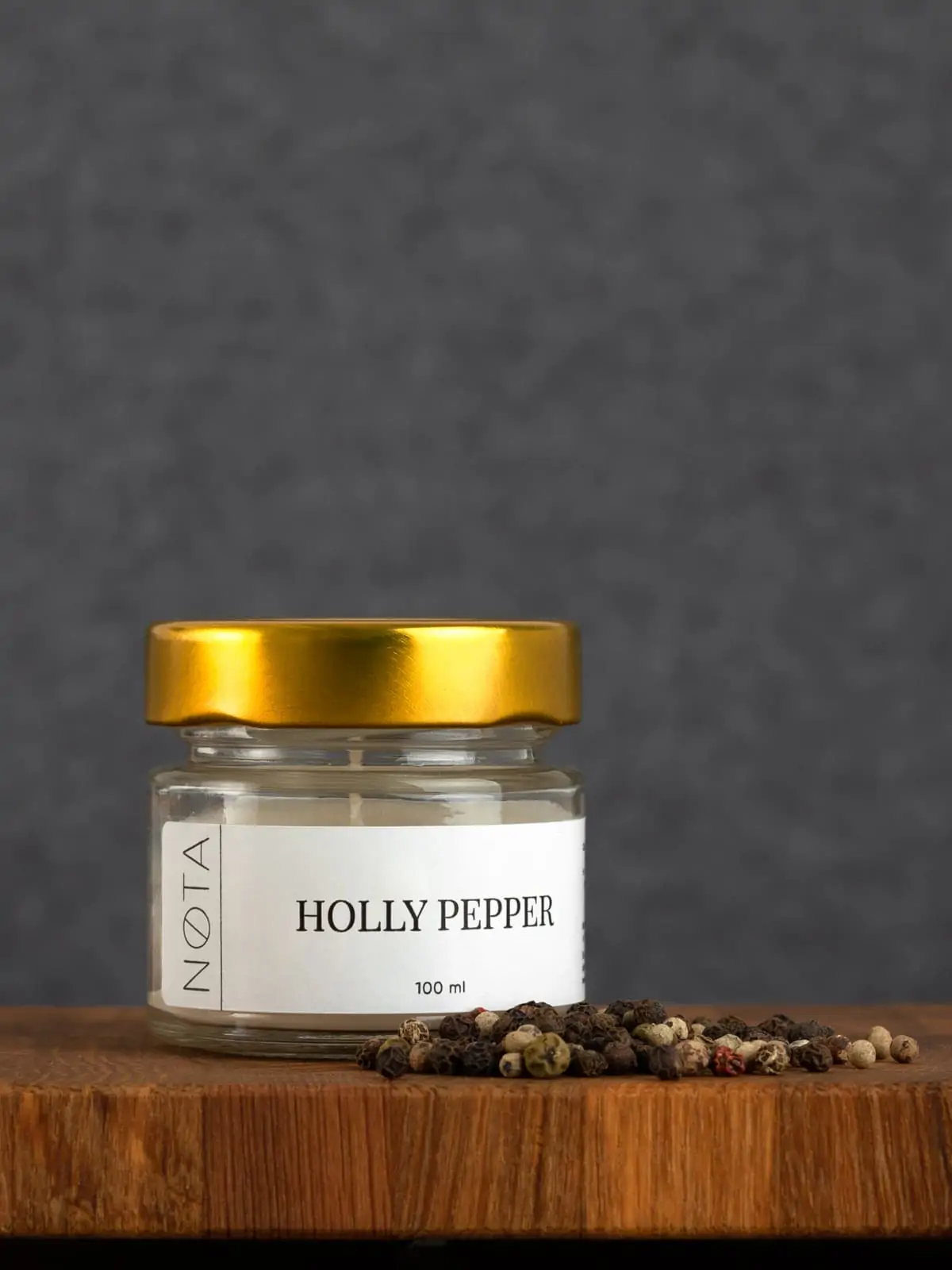 Свеча ароматическая Nota Holly pepper, 100 мл