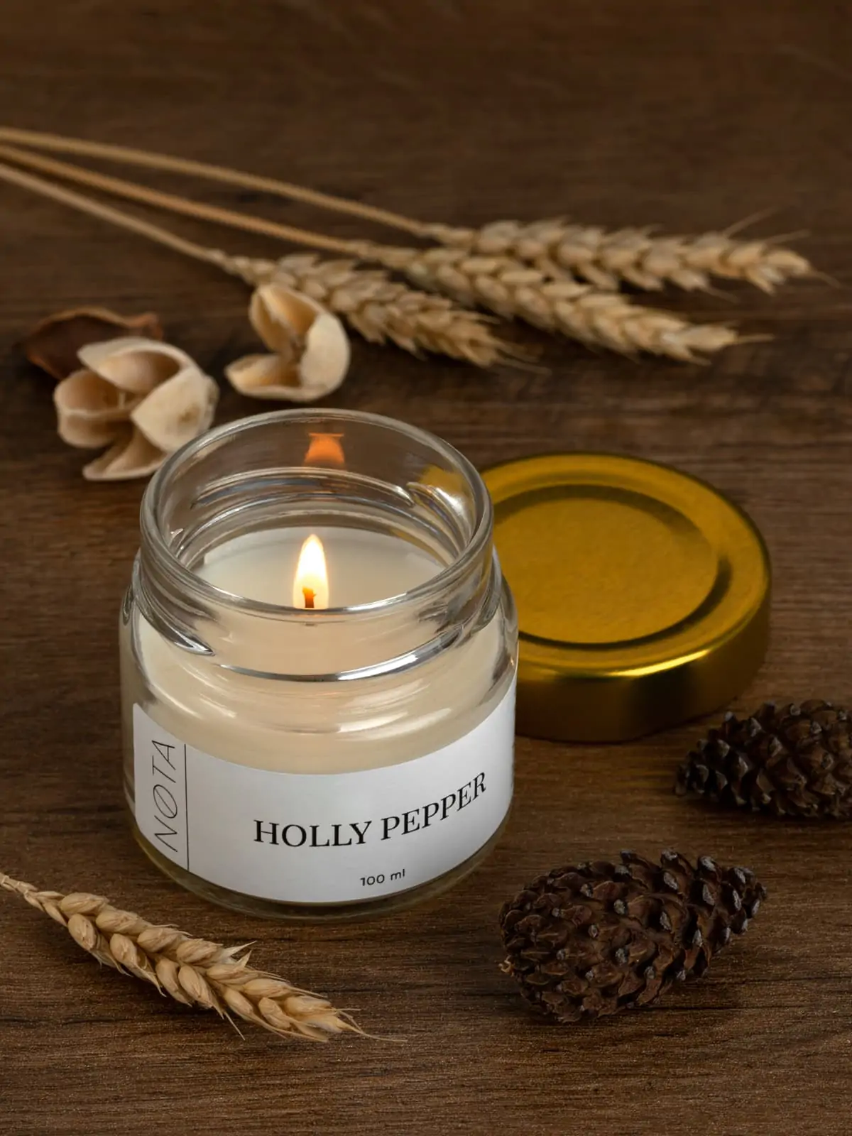 Свеча ароматическая Nota Holly pepper, 100 мл