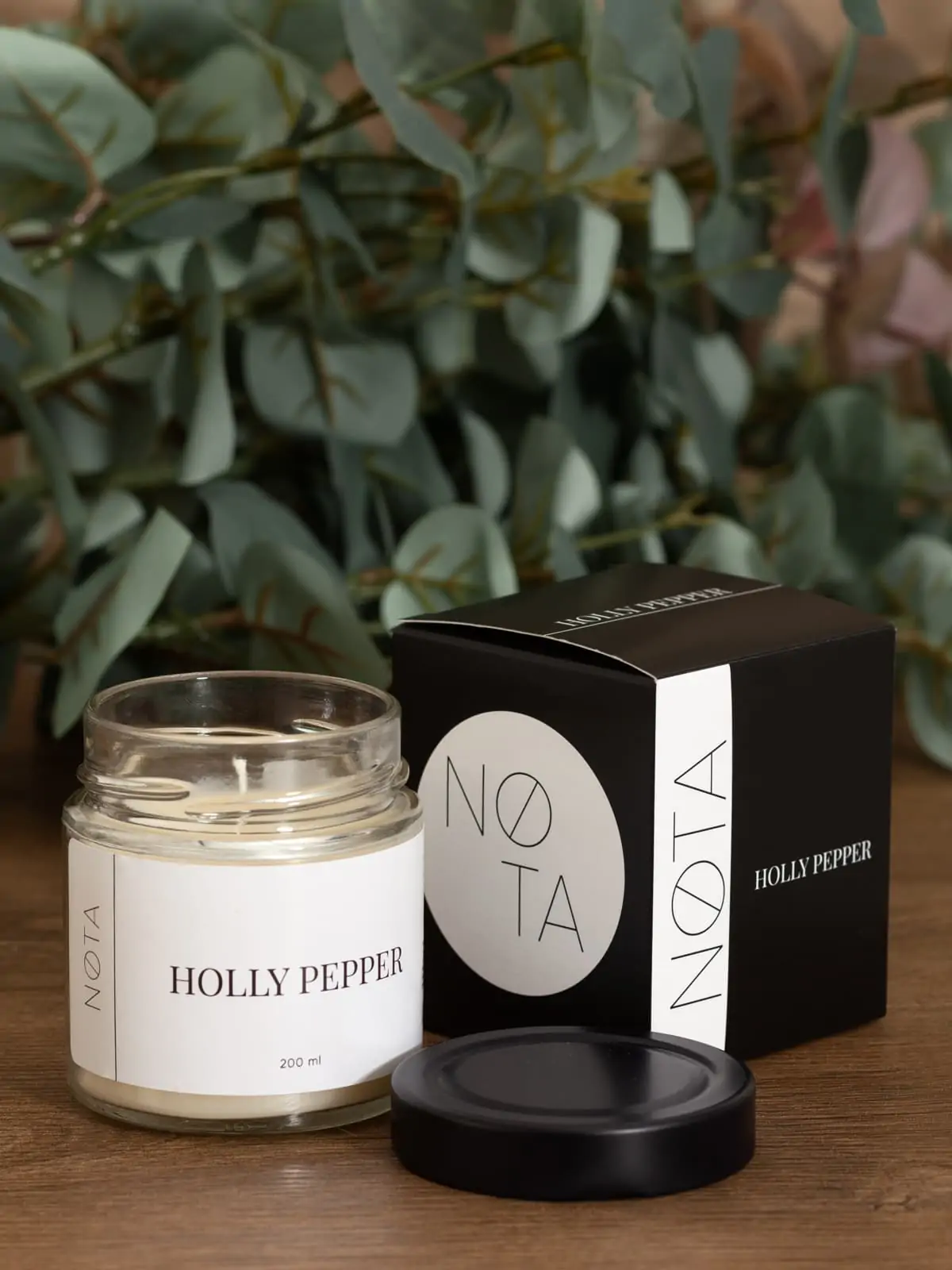 Свеча ароматическая Nota Holly pepper, 200 мл
