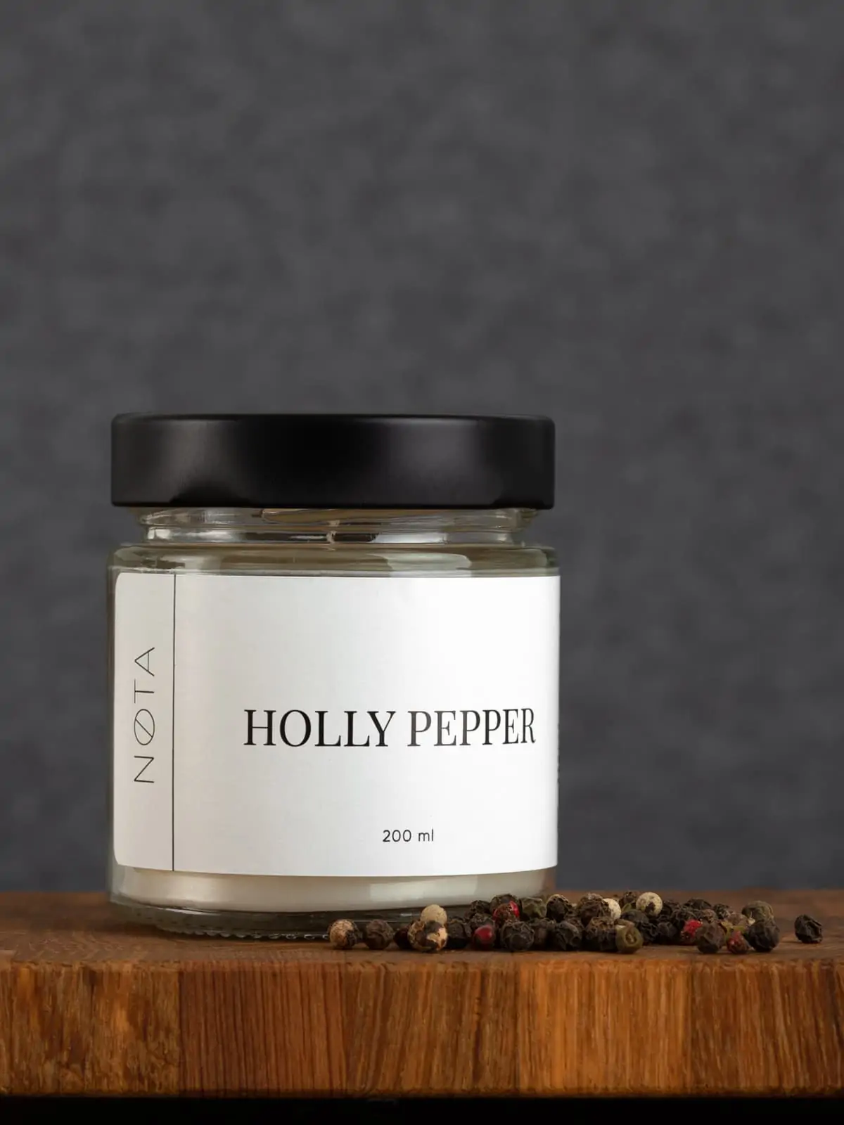 Свеча ароматическая Nota Holly pepper, 200 мл