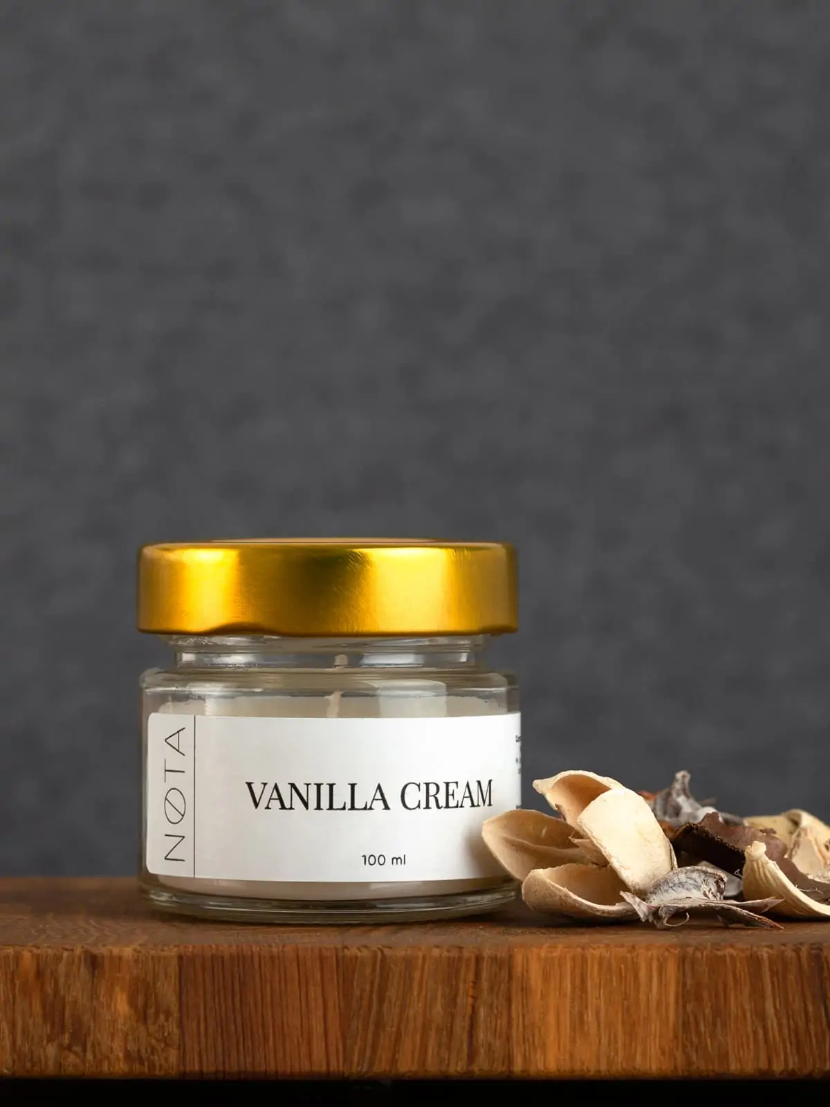 Свеча ароматическая Nota Vanilla cream, 100 мл