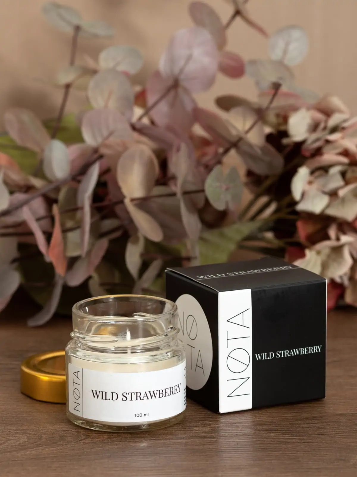 Свеча ароматическая Nota Wild strawberry, 100 мл