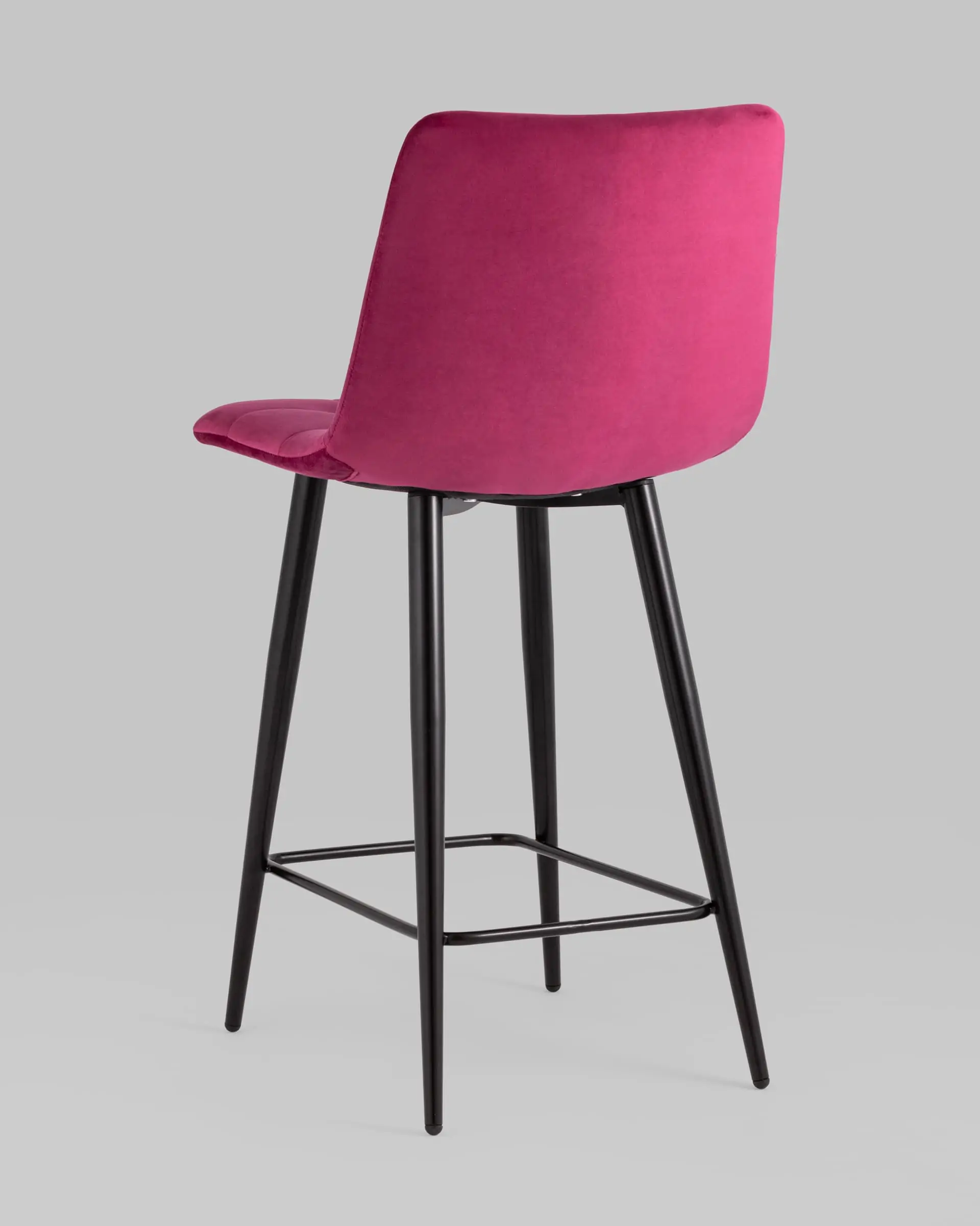 Стул полубарный Джанго велюр винный высота сиденья 60 см