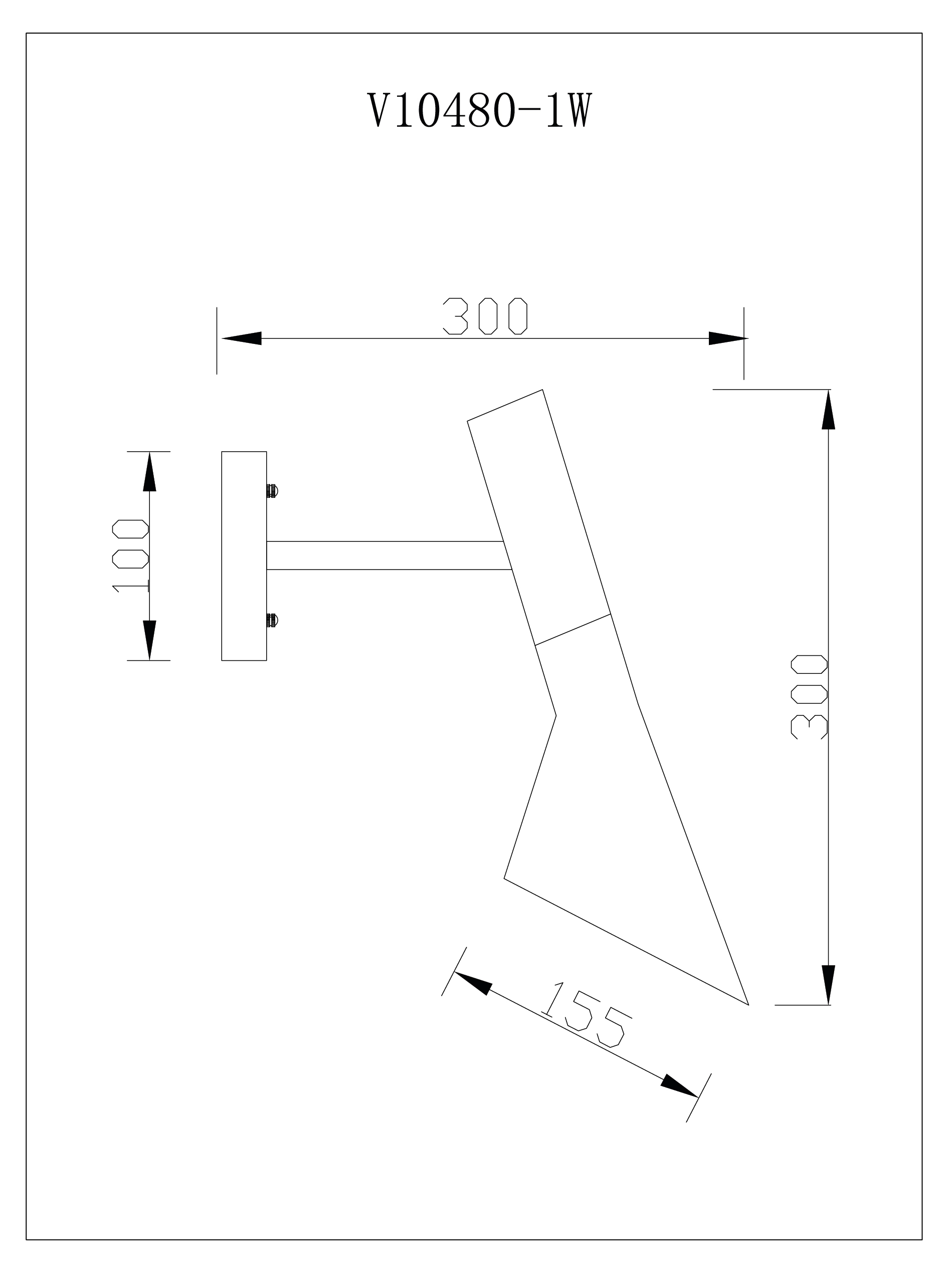 Бра Moderli V10480-1W Turin