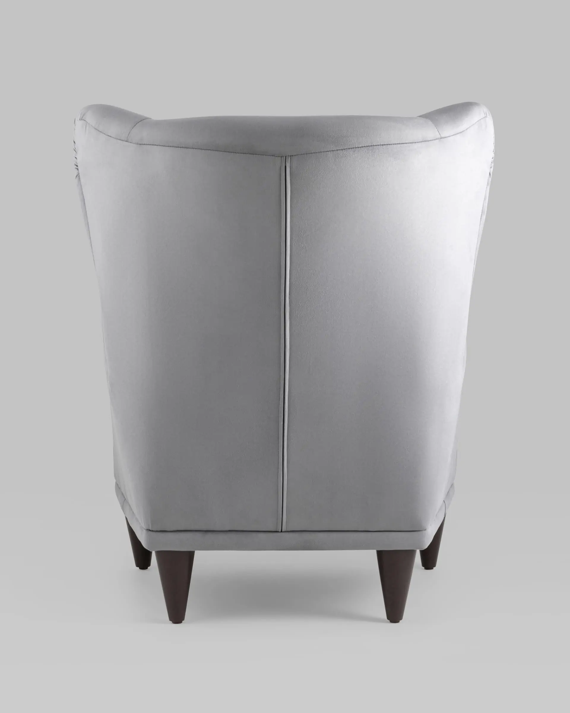 Кресло Скотт велюр серый