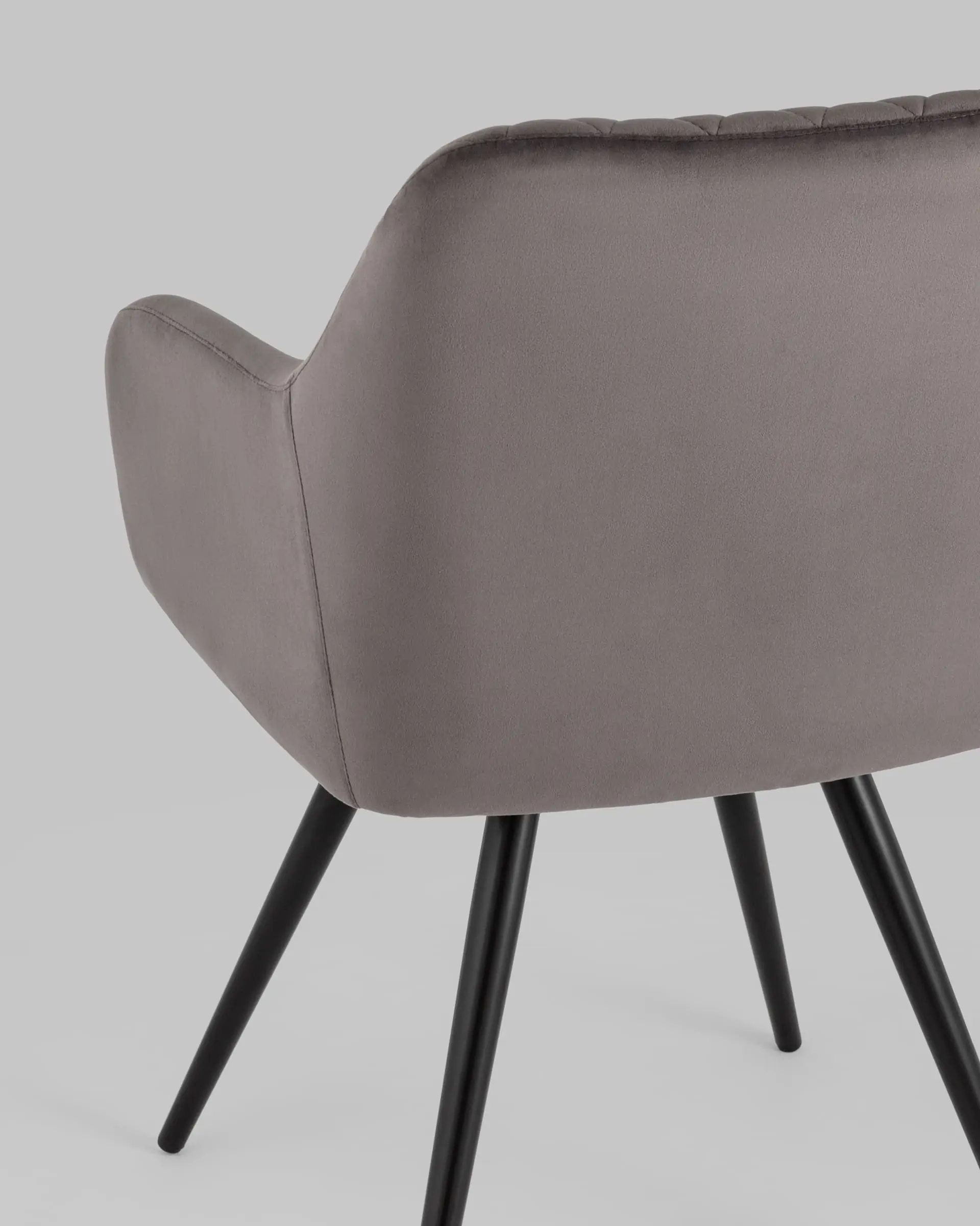 Стул вращающийся Дастин велюр тёмно-серый