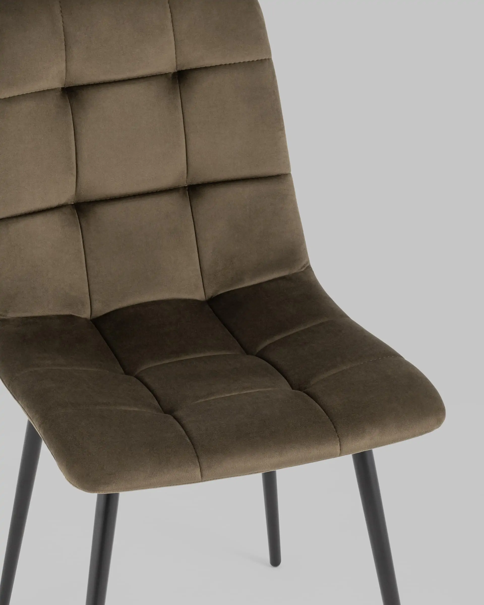 Стул Одди велюр коричневый 4 шт. комплект