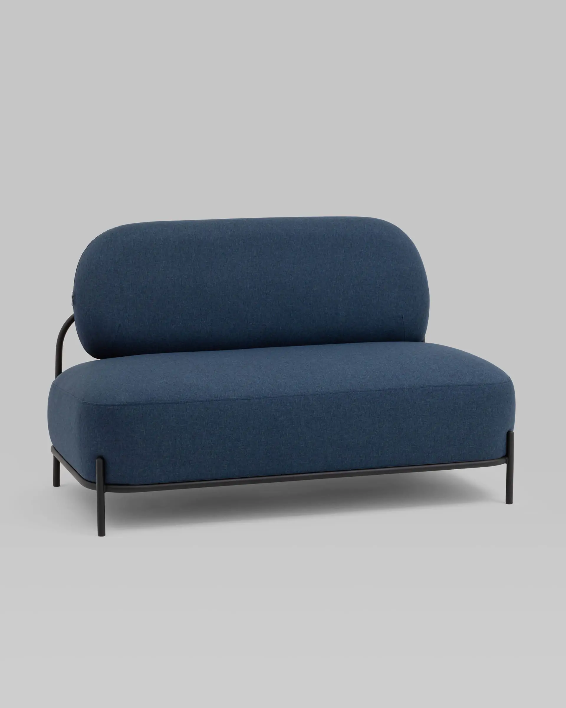 Диван Стоун рогожка синий