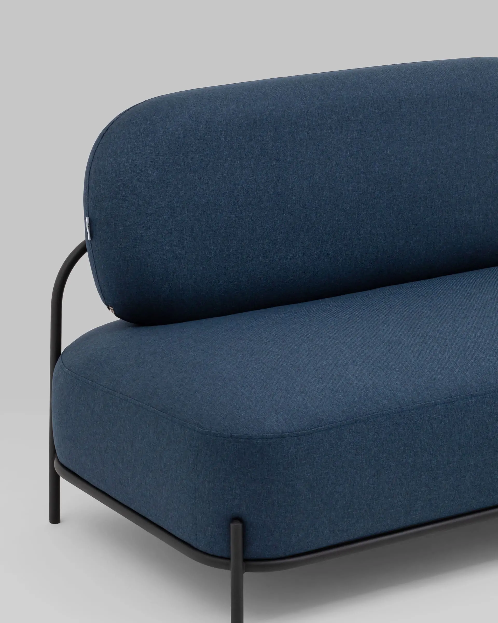 Диван Стоун рогожка синий