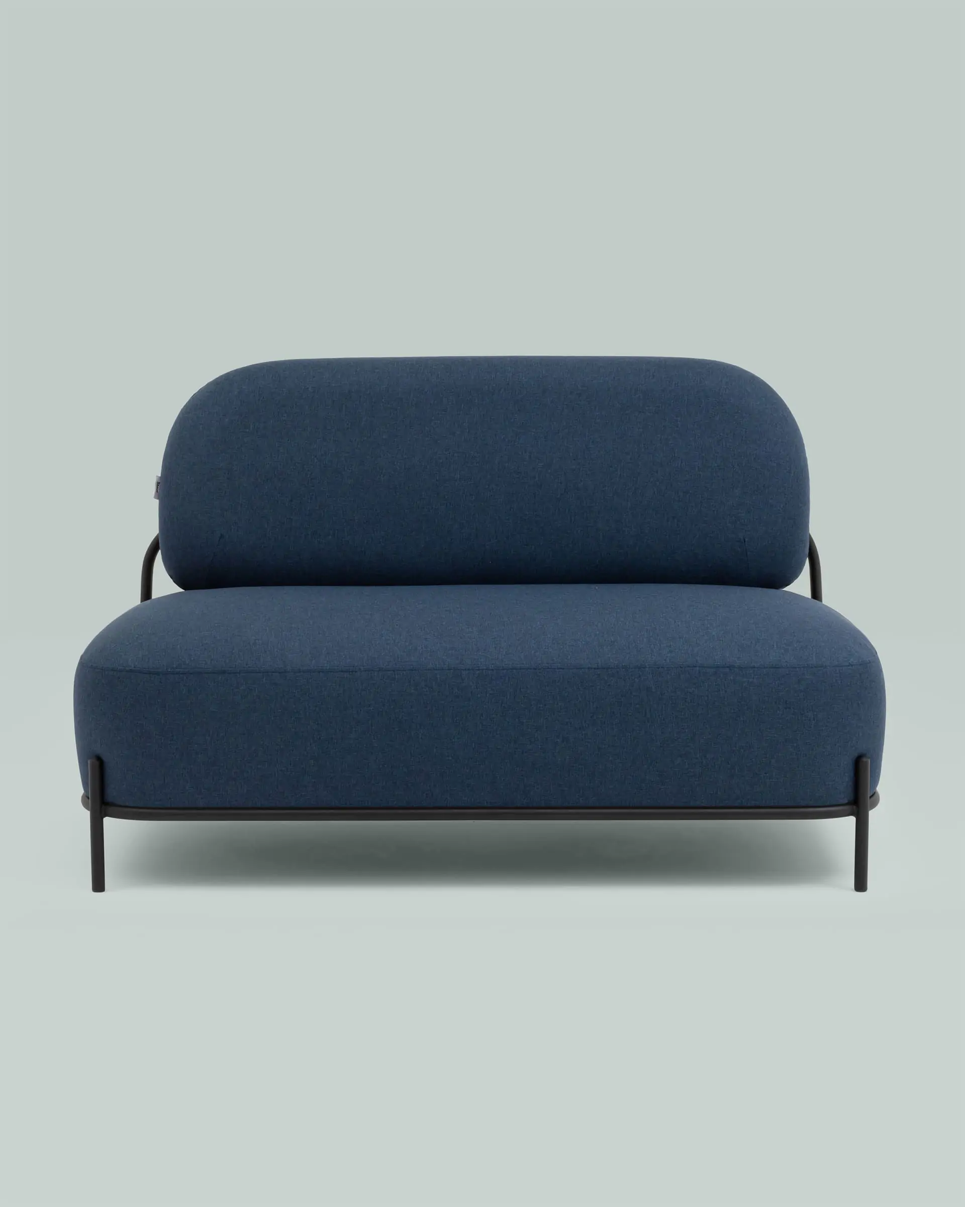 Диван Стоун рогожка синий