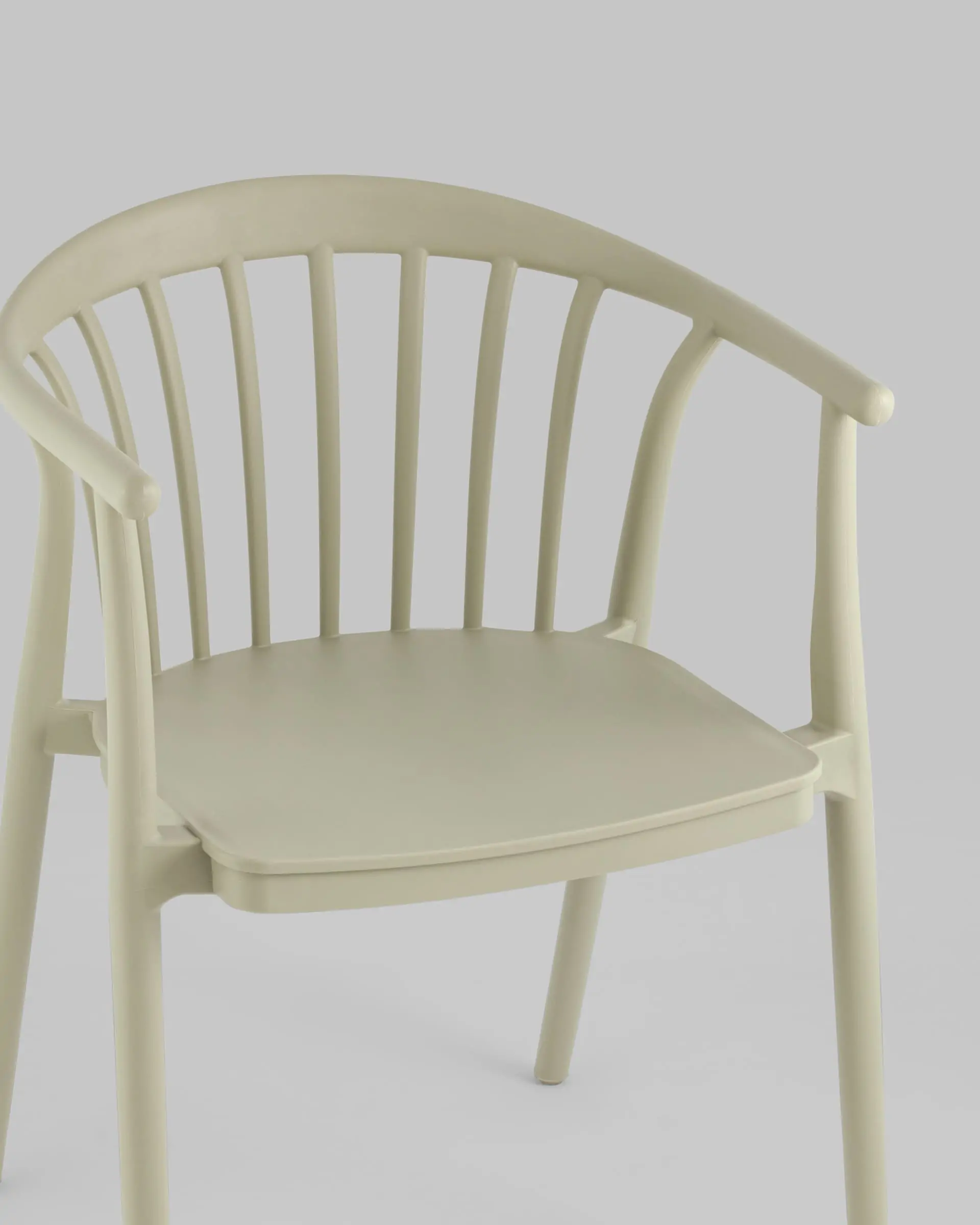 Стул Campo с подлокотниками пластик зеленый