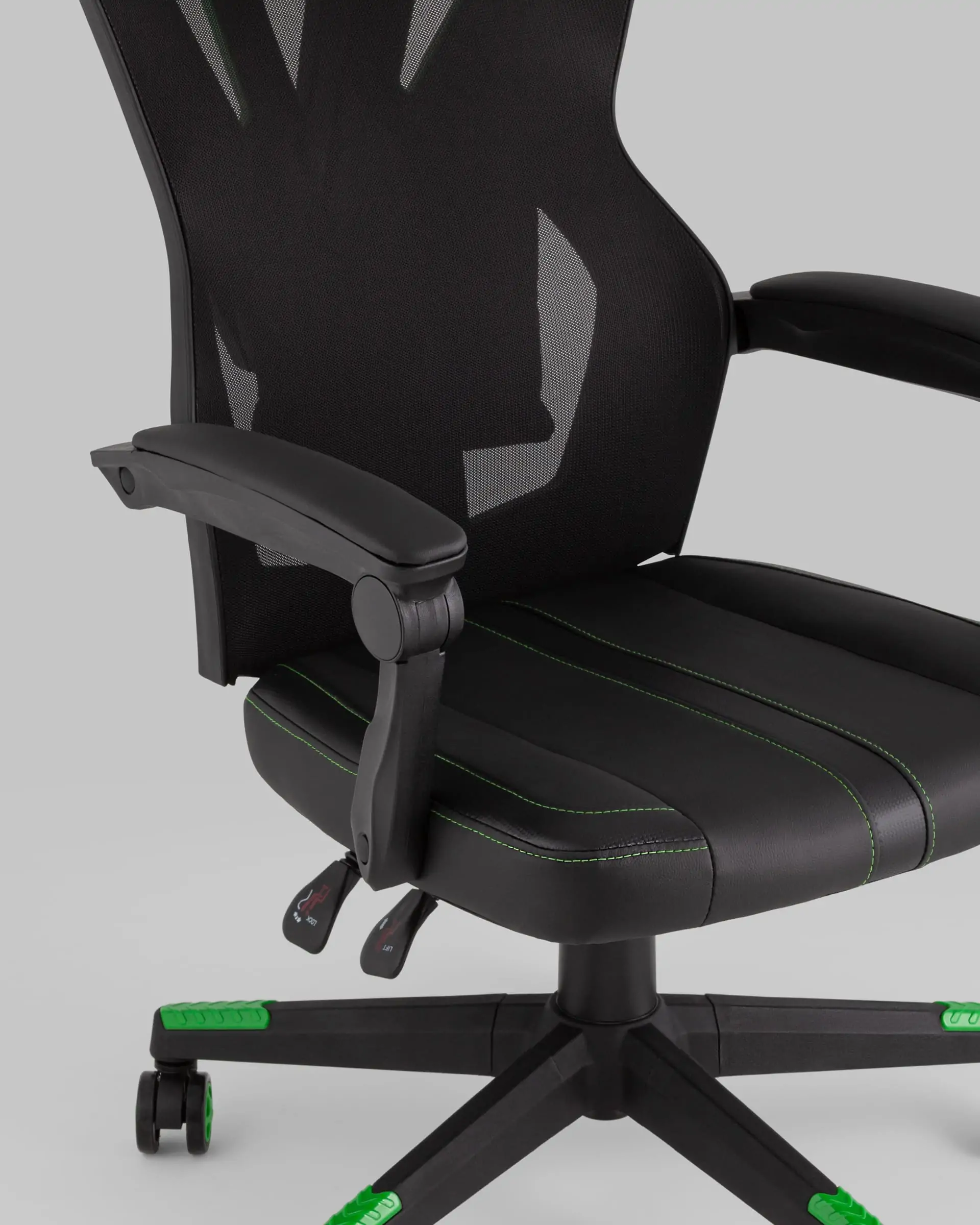 Кресло спортивное TopChairs Айронхайд зеленый