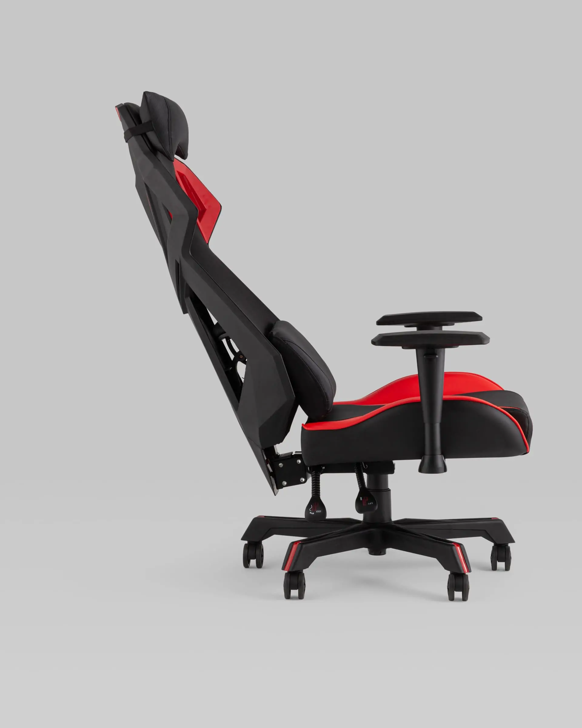 Кресло спортивное TopChairs Рэтчэт красный с высокой спинкой