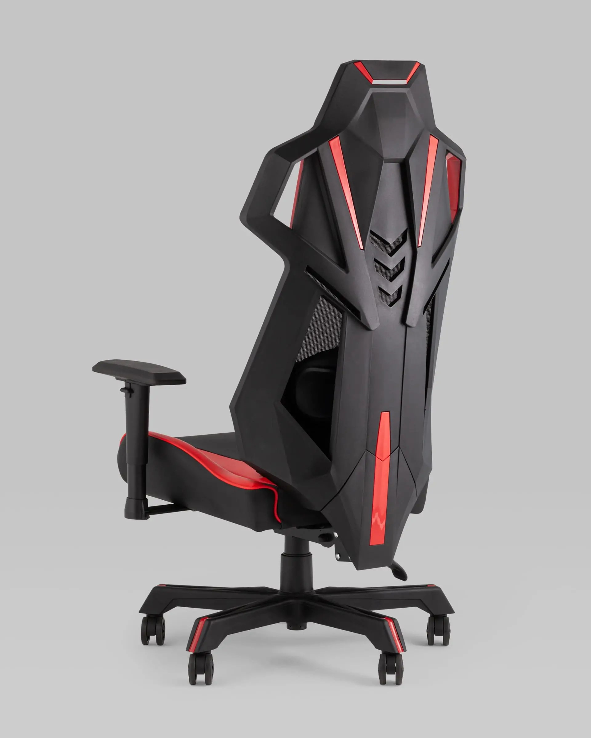 Кресло спортивное TopChairs Рэтчэт красный с высокой спинкой