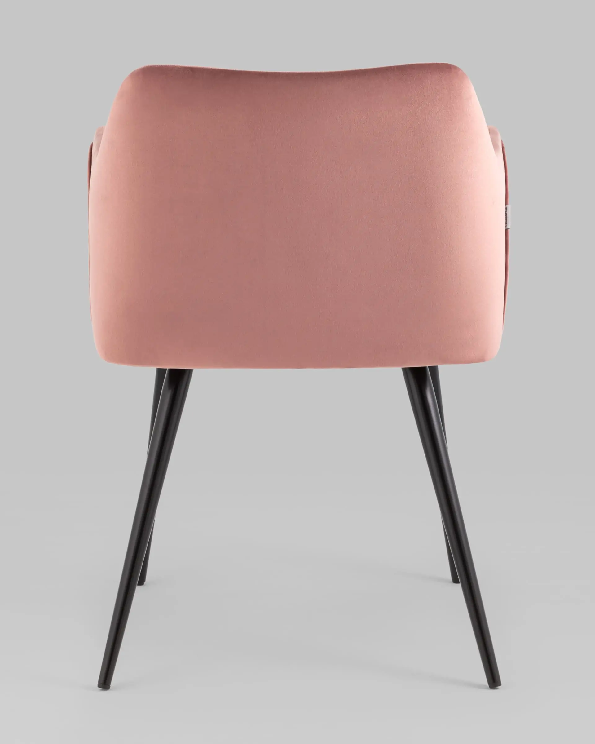 Стул с подлокотниками Джоэл велюр пыльно-розовый 2 шт
