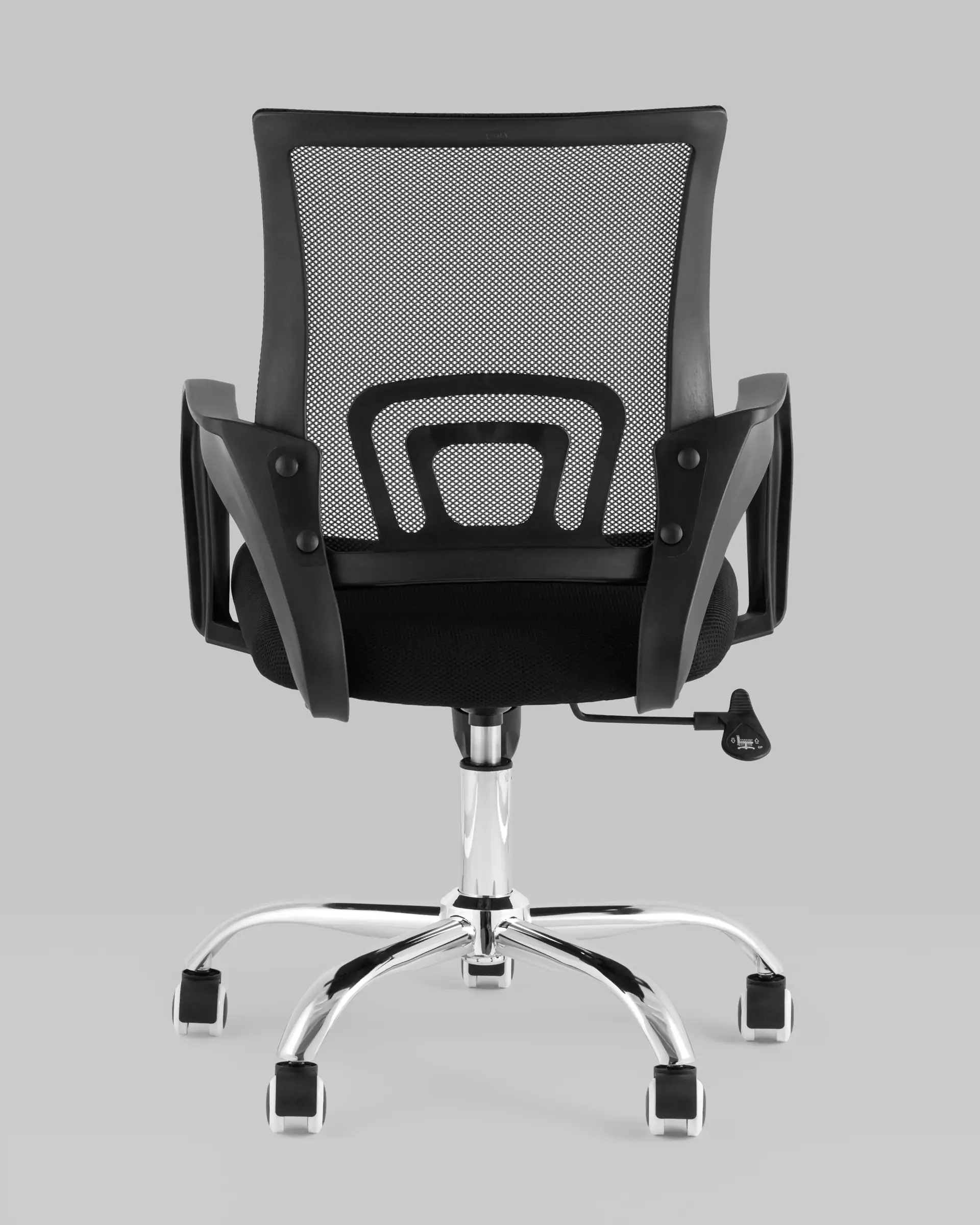 Кресло офисное TopChairs Simple New черный, набор 2 шт спинка сетка