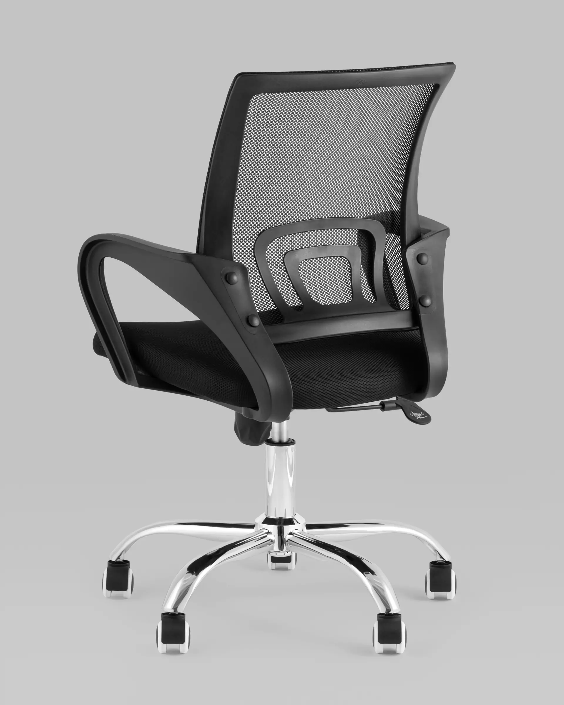 Кресло офисное TopChairs Simple New черный, набор 2 шт спинка сетка