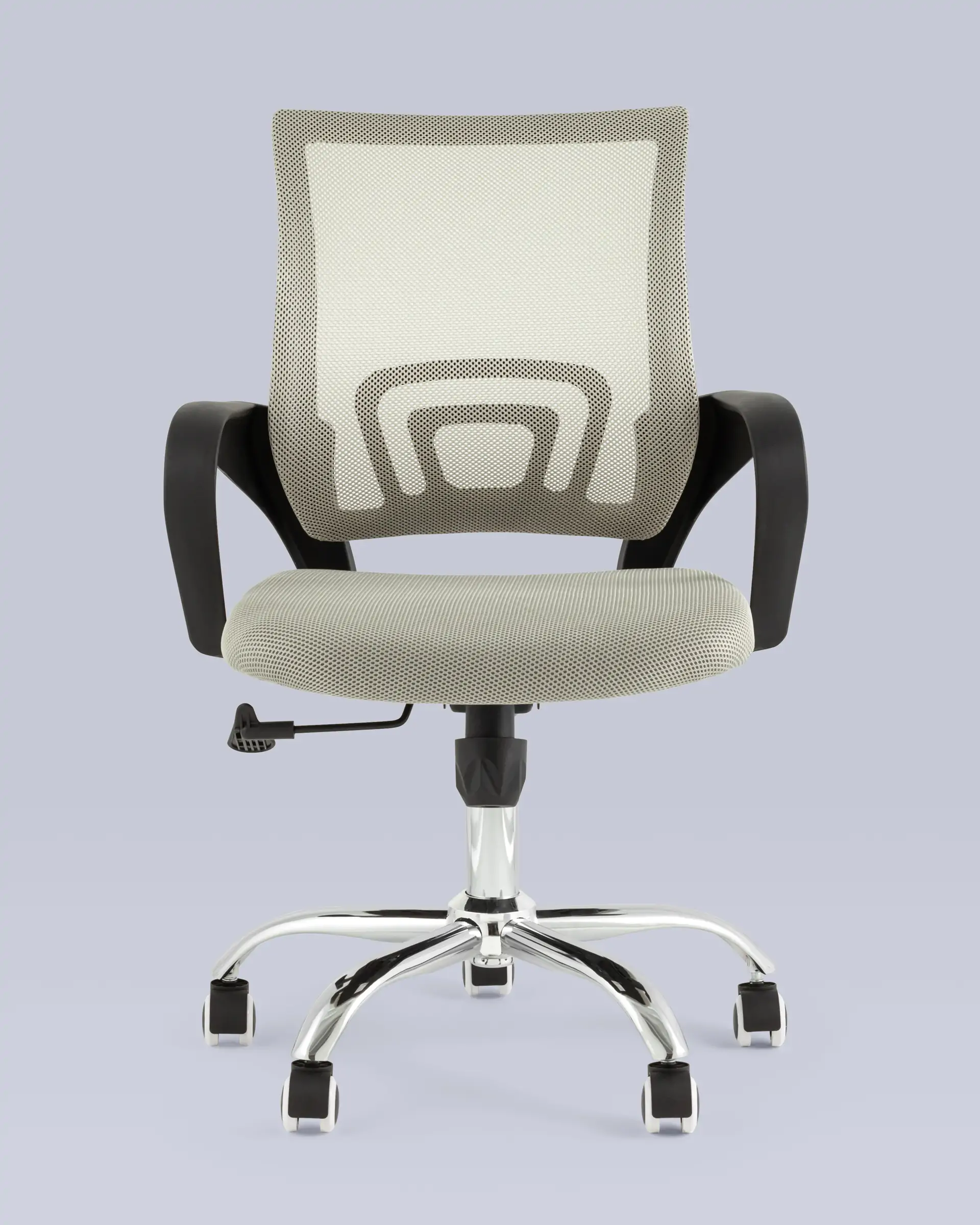 Кресло офисное TopChairs Simple New серый спинка сетка