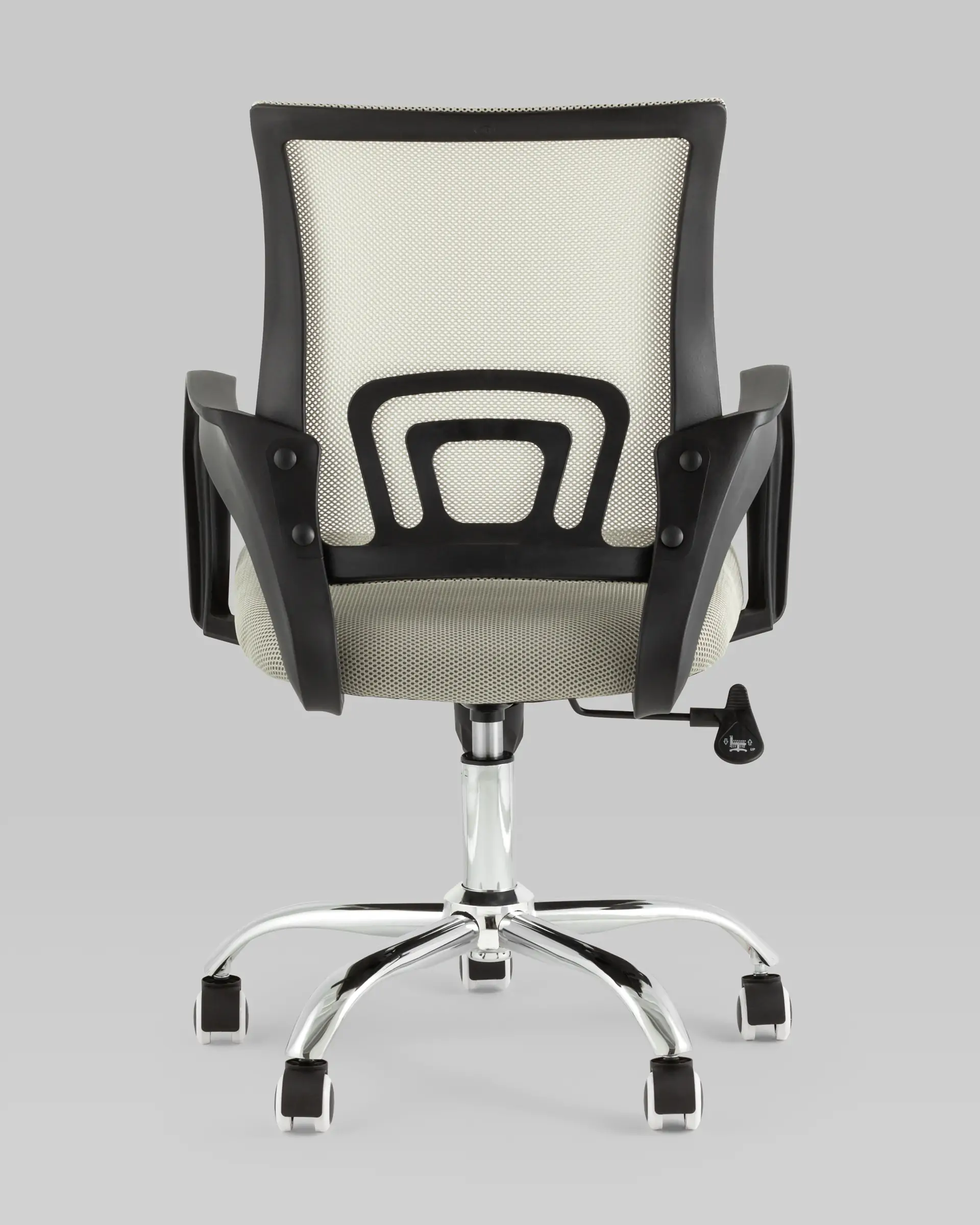 Кресло офисное TopChairs Simple New серый спинка сетка