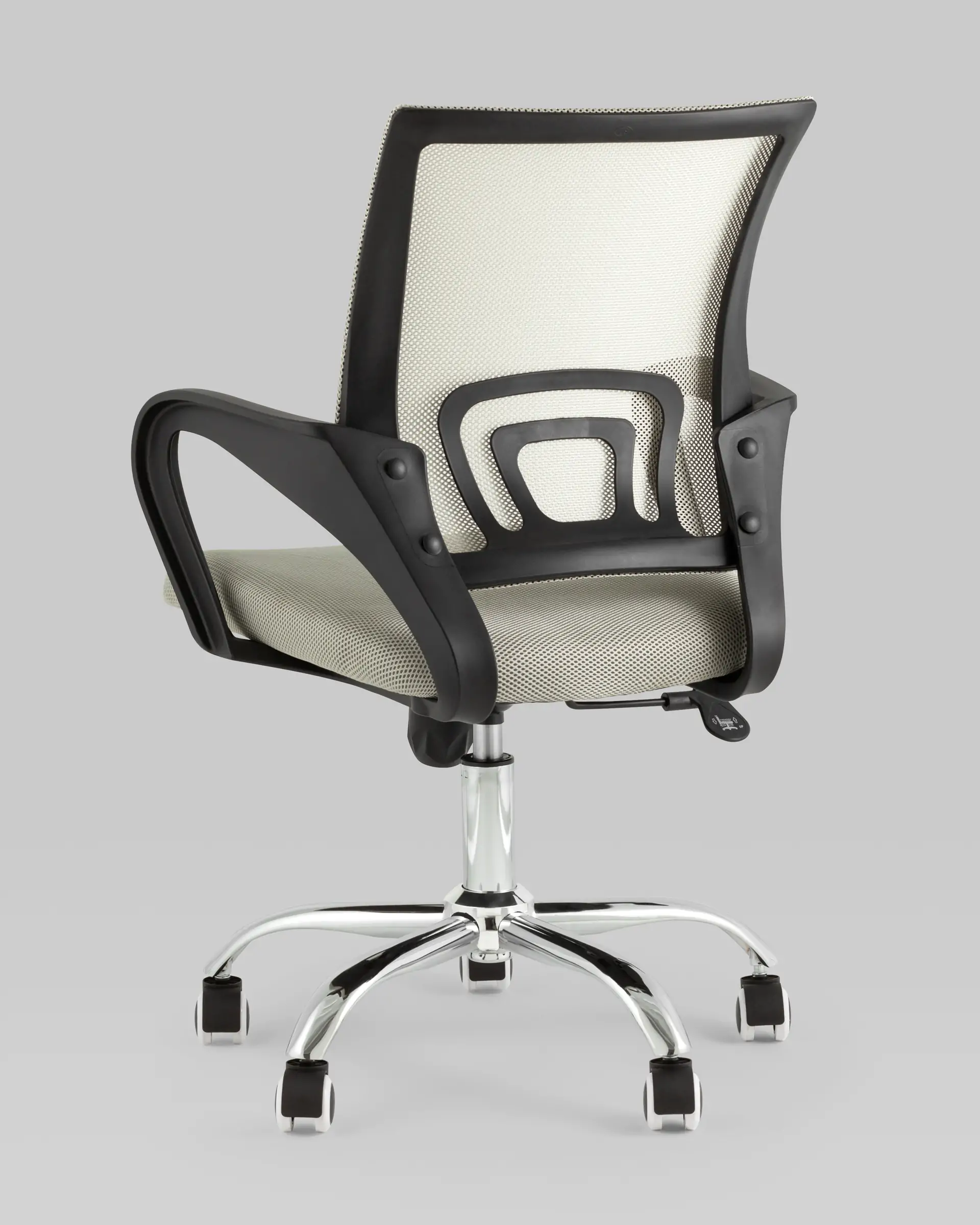Кресло офисное TopChairs Simple New серый спинка сетка