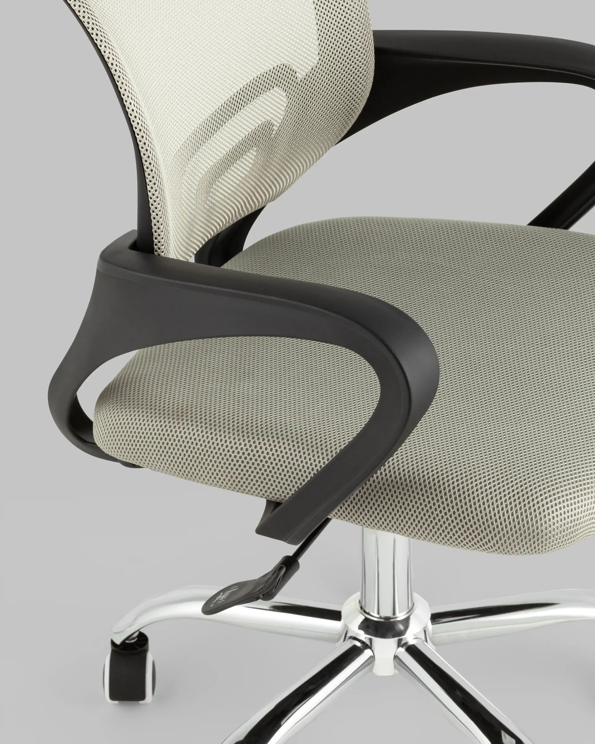 Кресло офисное TopChairs Simple New серый спинка сетка