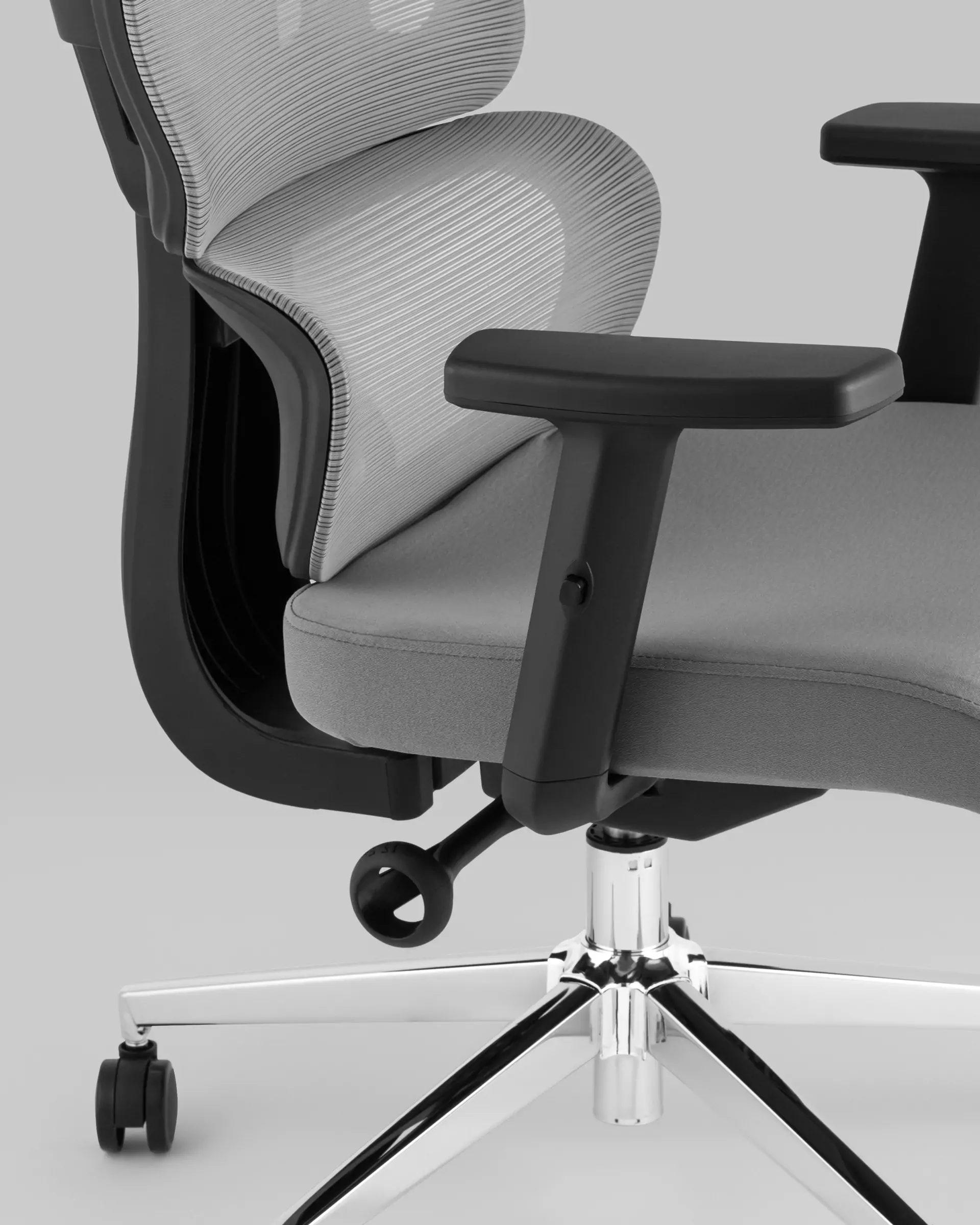 Кресло офисное TopChairs Techno серый