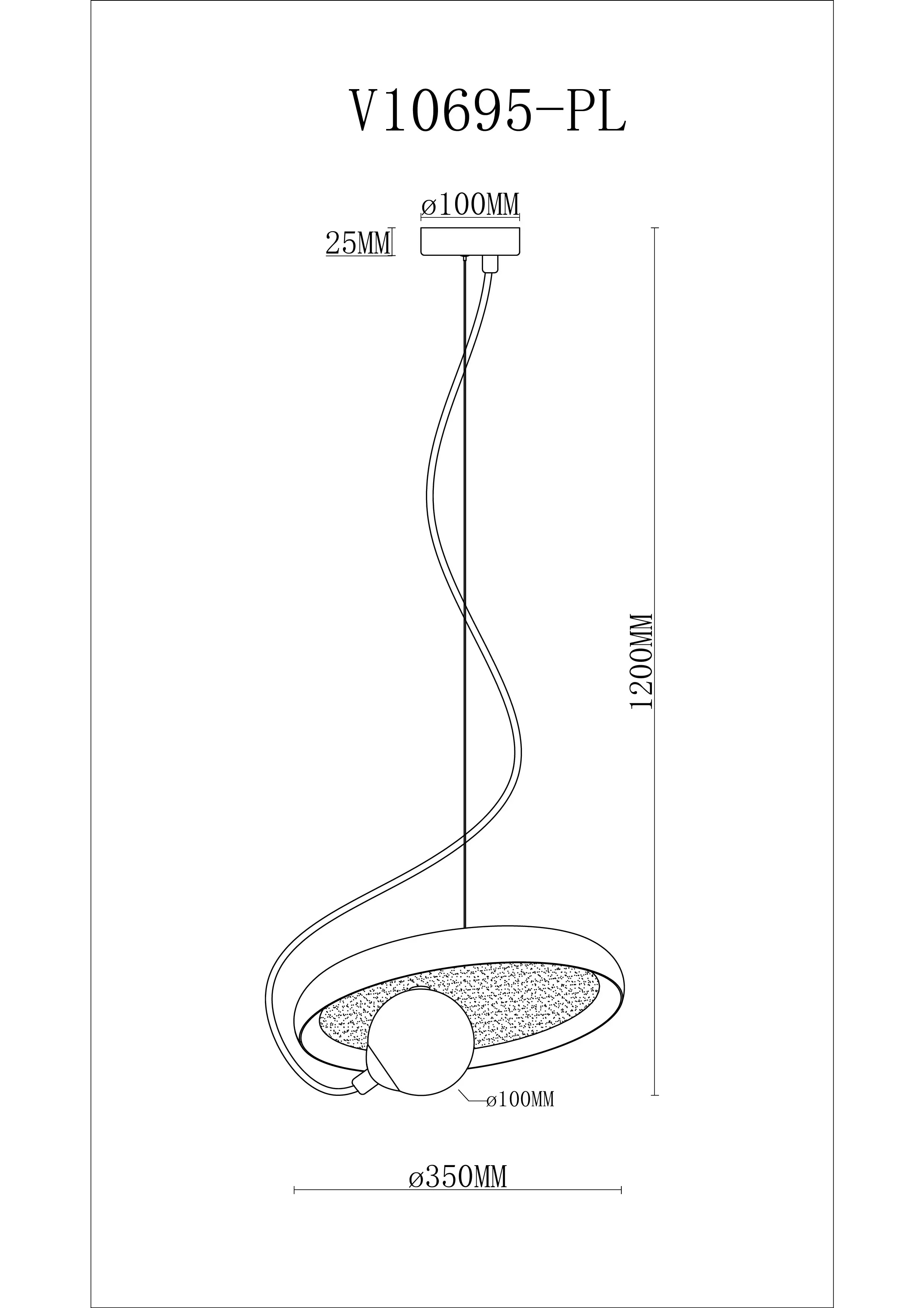 Светильник подвесной Moderli V10695-PL Cosmi