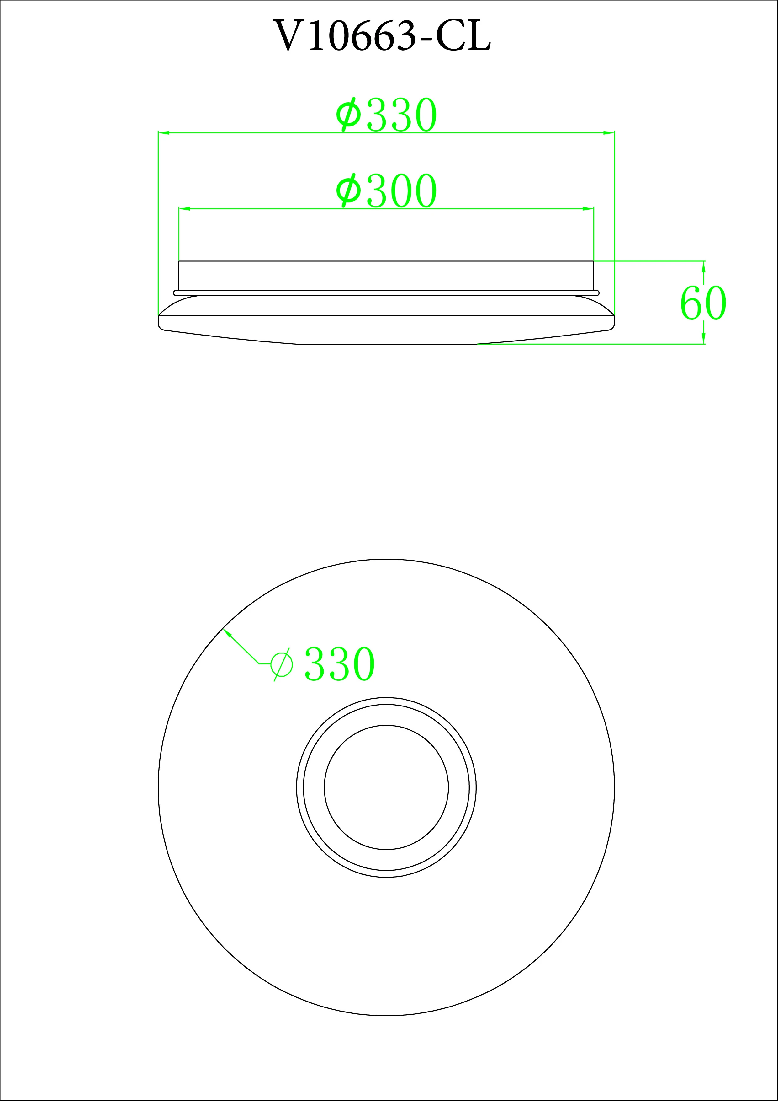 Светильник потолочный светодиодный Moderli V10662-CL Coin