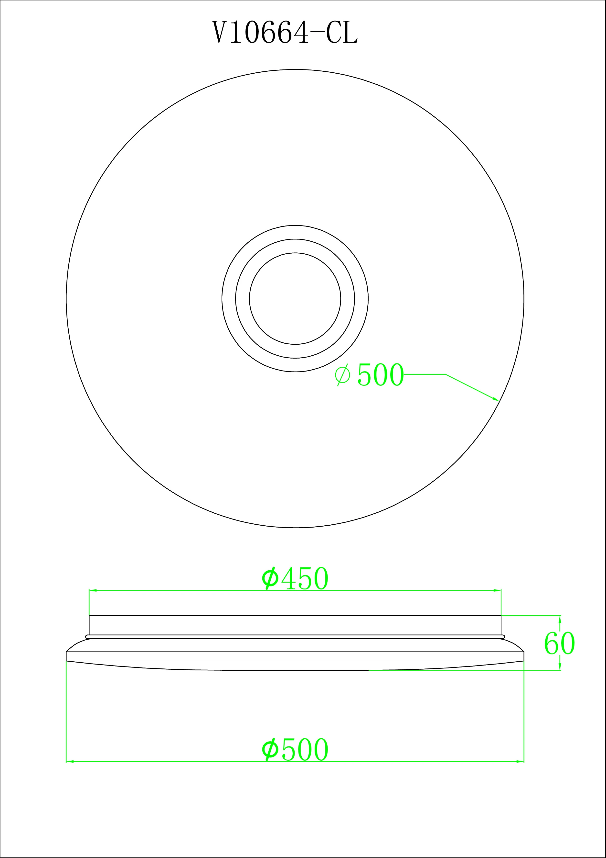 Светильник потолочный светодиодный Moderli V10664-CL Coin