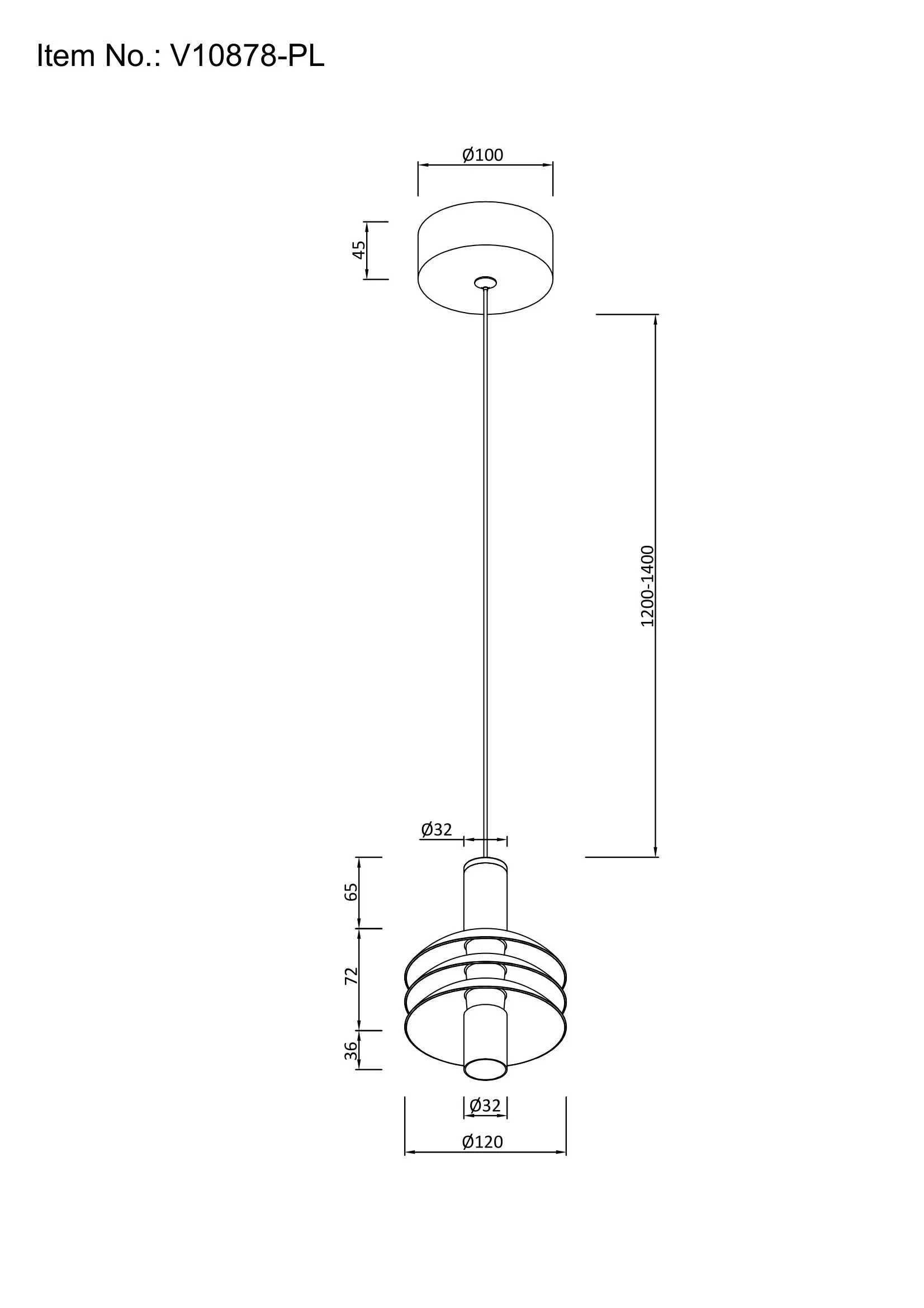 Светильник подвесной светодиодный Moderli V10878-PL Sylv