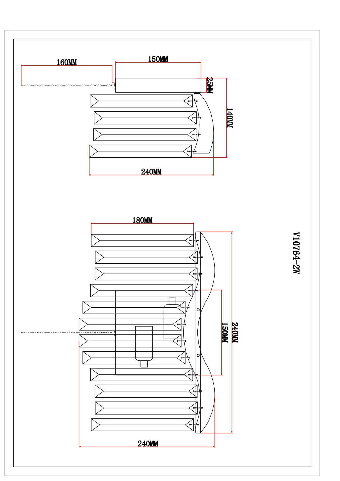 Бра Moderli V10764-2W Wave